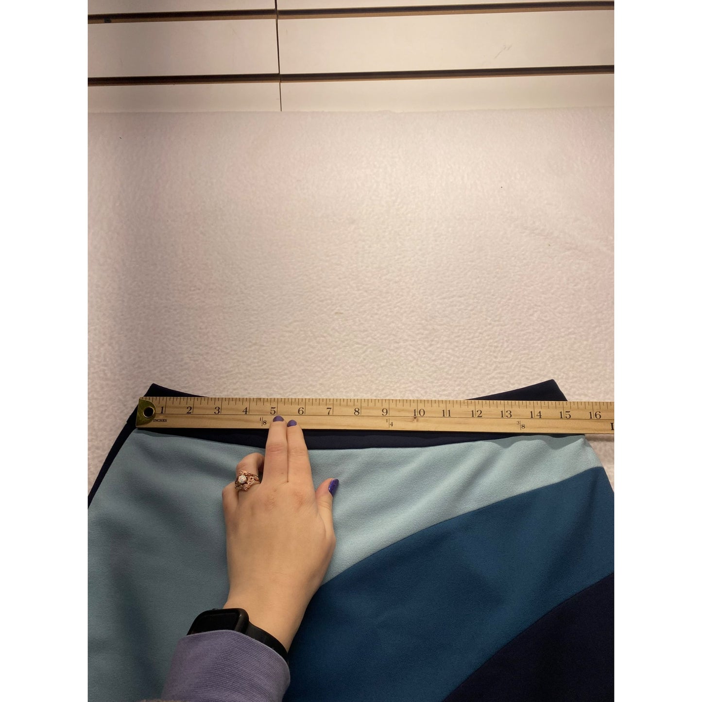 Ann Taylor blue petite skirt #5776