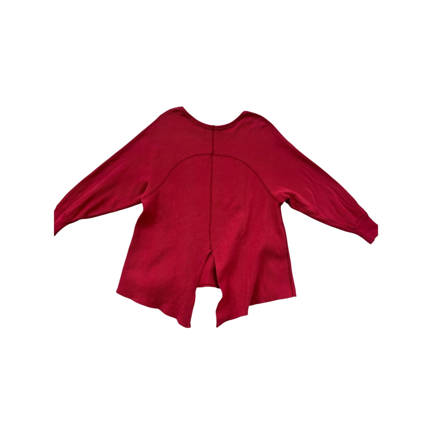 Women’s Free People Amelia Thermal Boho Oversized Rose Sweater #2893