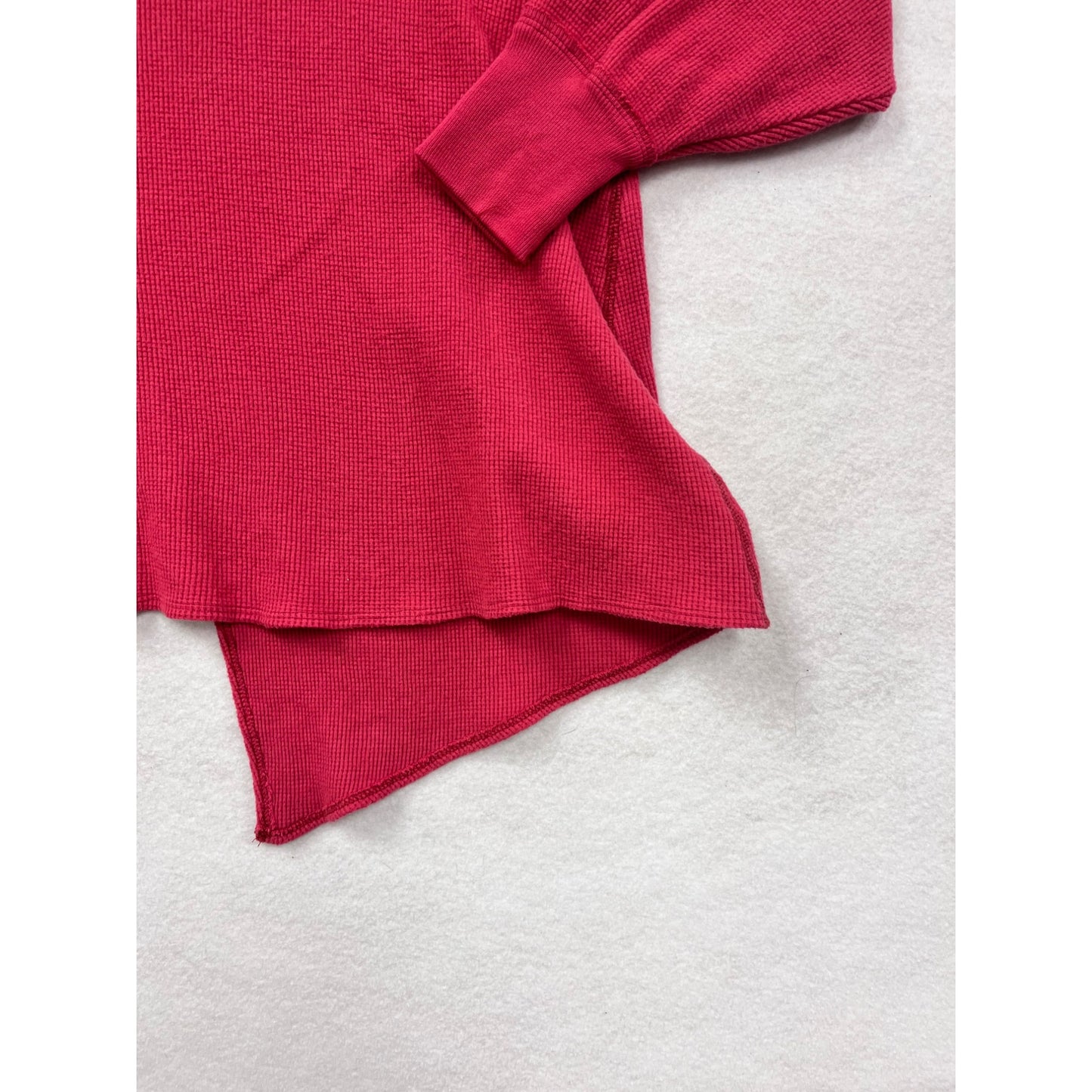 Women’s Free People Amelia Thermal Boho Oversized Rose Sweater #2893