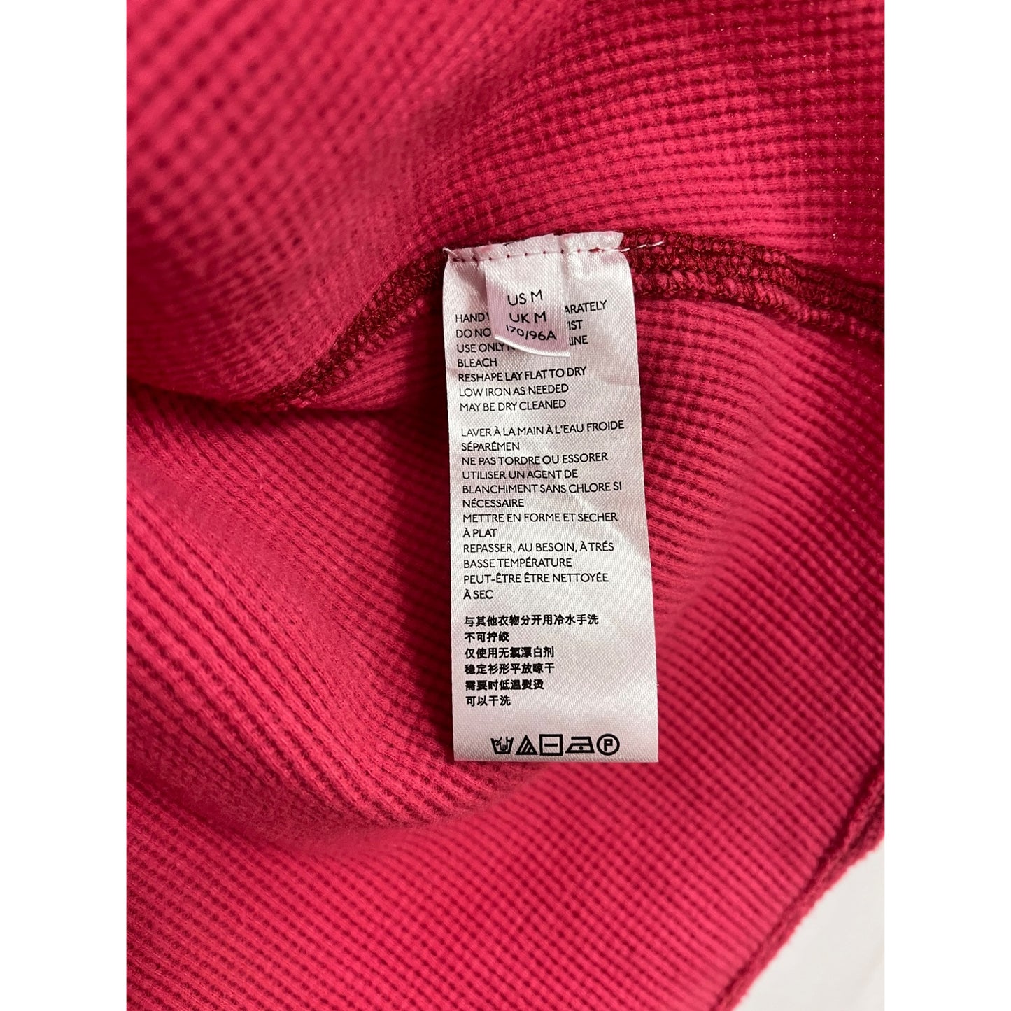 Women’s Free People Amelia Thermal Boho Oversized Rose Sweater #2893