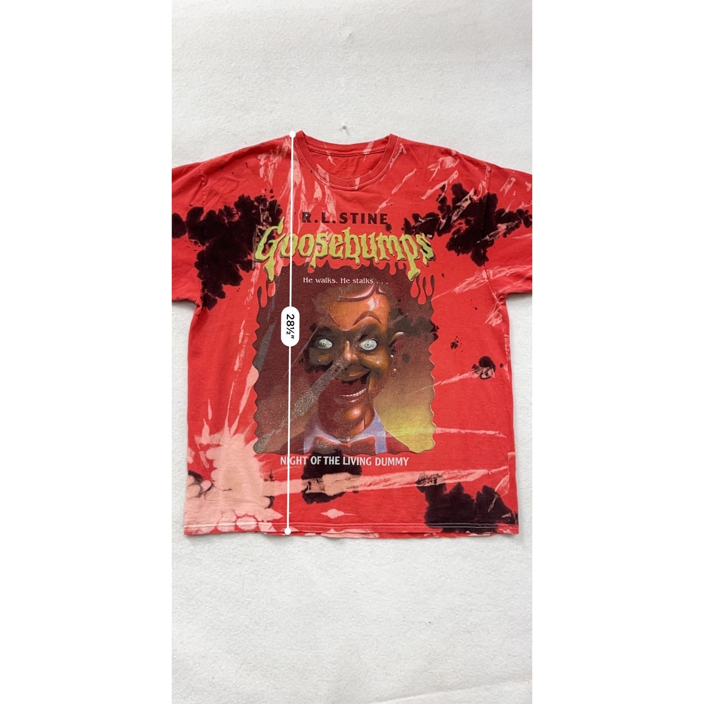 R.L. Stine Goosebumps Tie-Dye T-Shirt #8428