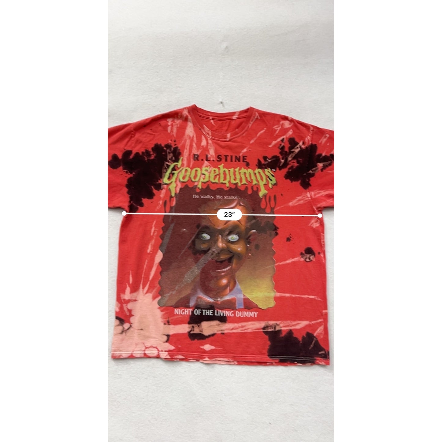 R.L. Stine Goosebumps Tie-Dye T-Shirt #8428
