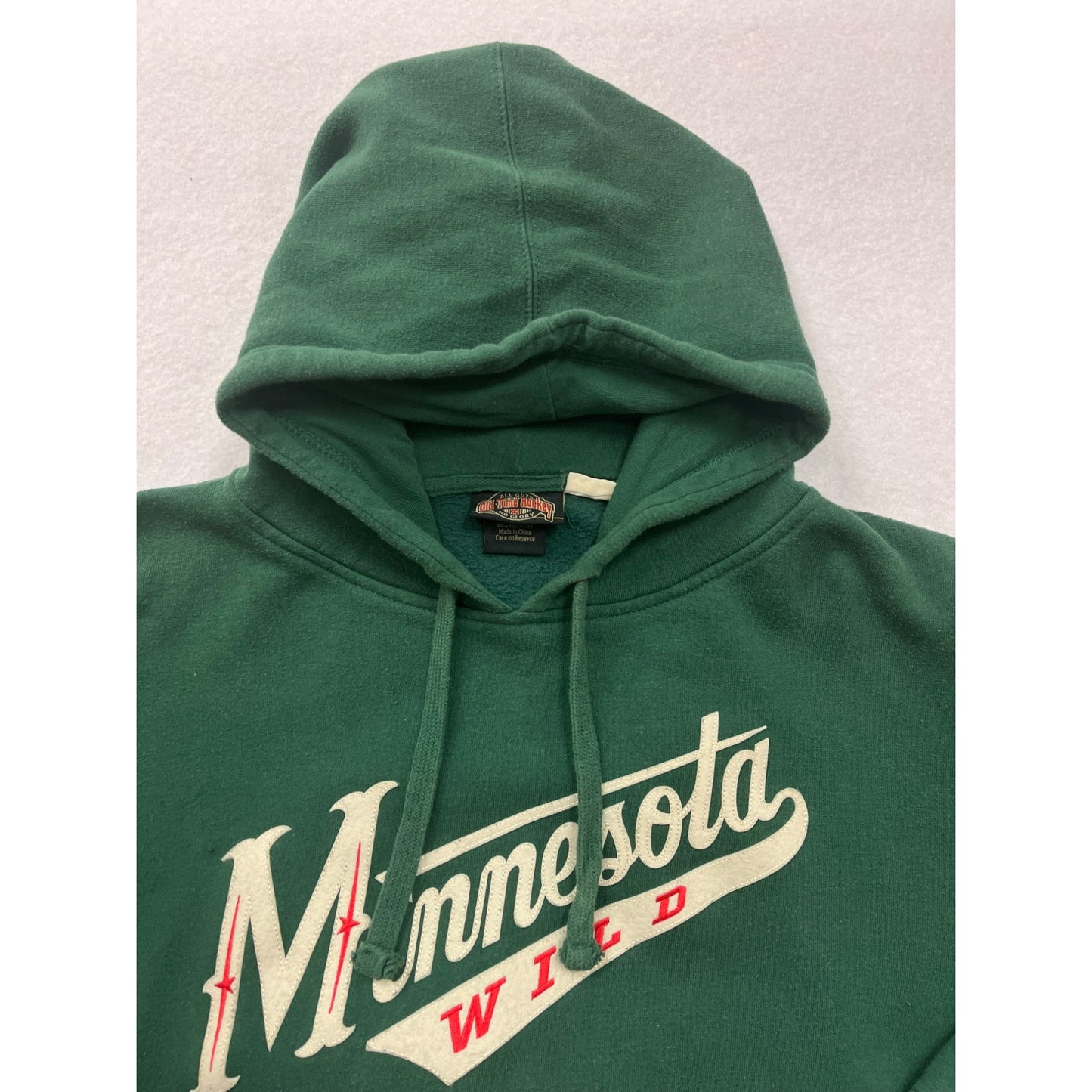 Vintage 90s Minnesota Wilds Stitched Hoodie #2881