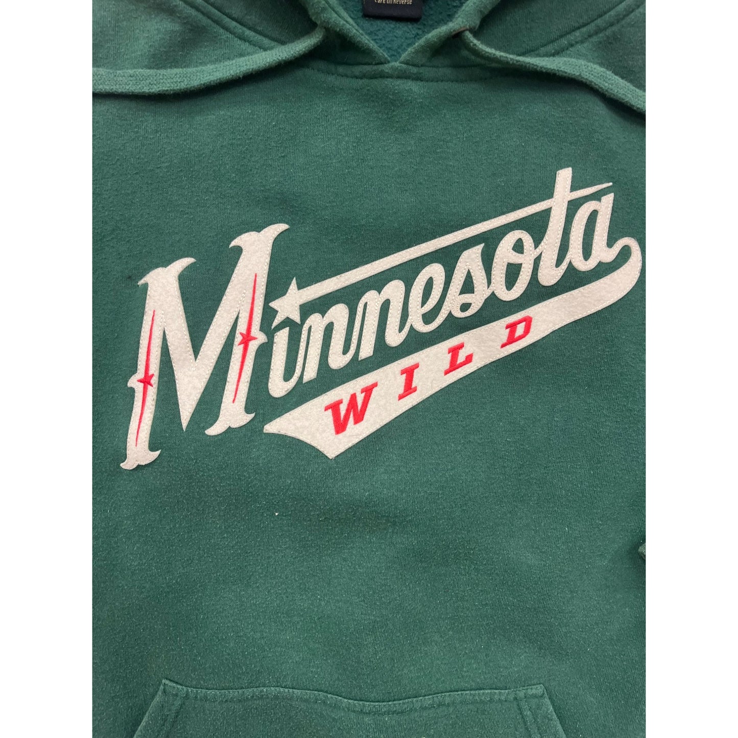 Vintage 90s Minnesota Wilds Stitched Hoodie #2881