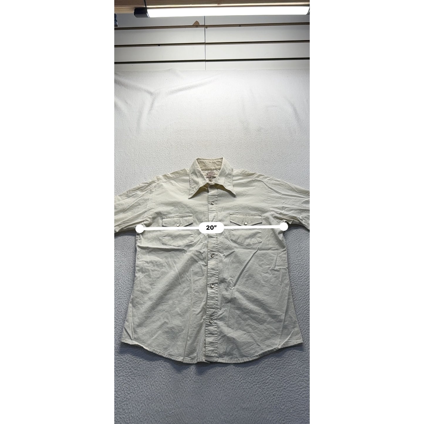 Bc Ethic Custom Crafted Short Sleeve Button-Up Shirt M #7982