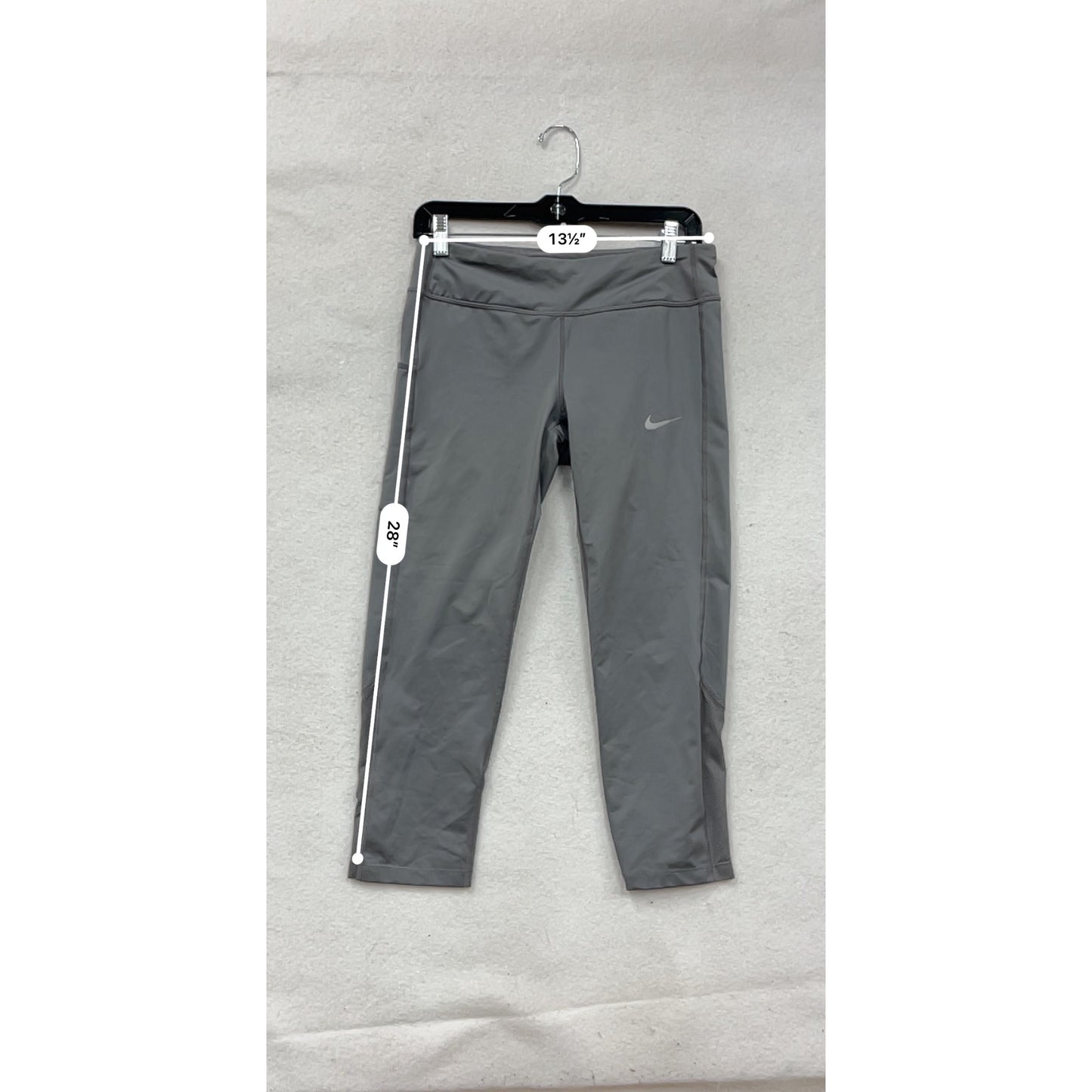 Nike Dri-Fit Gray Cropped Leggings Medium #8749