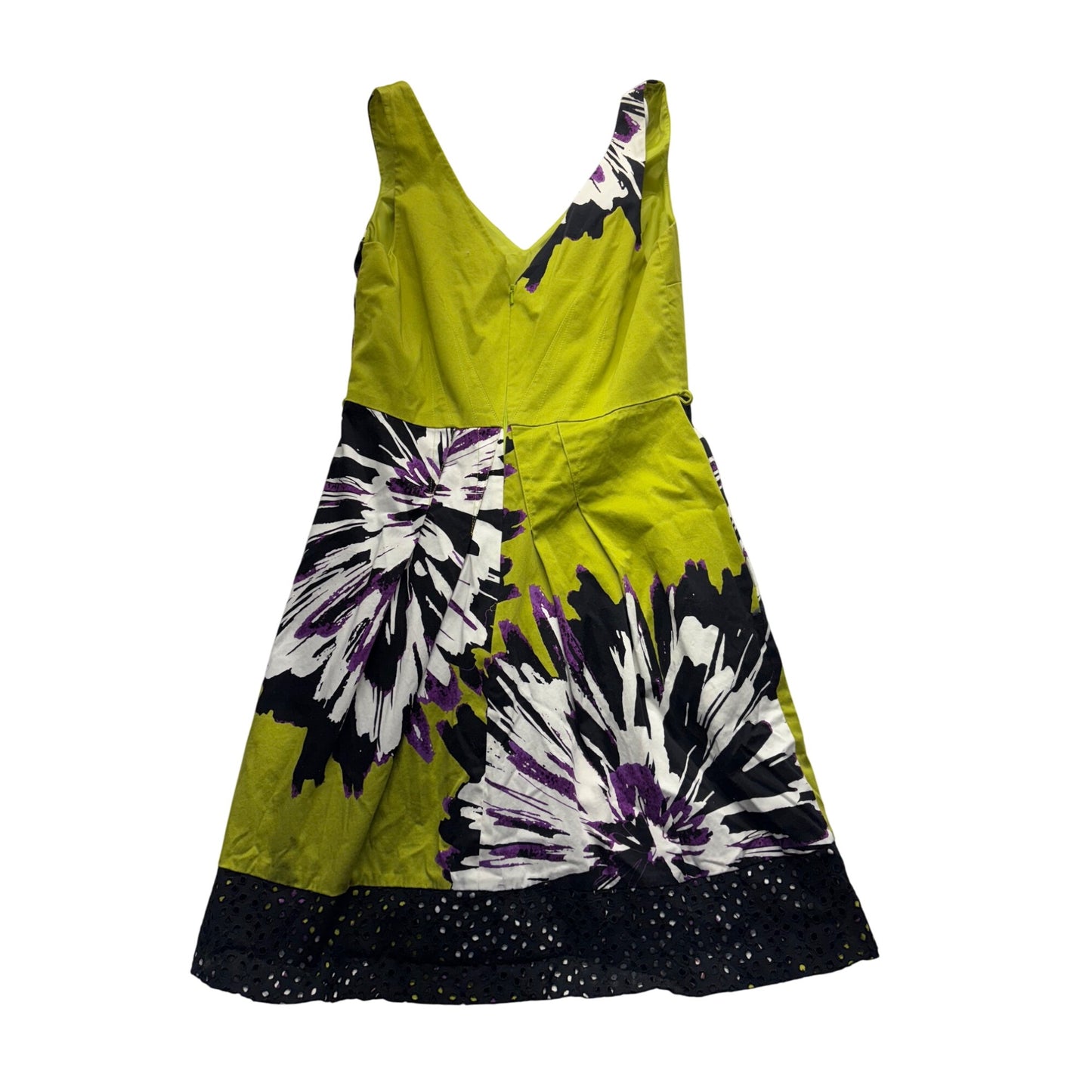 Nine West Womens Sleeveless Floral Print Dress Size 8 Cotton Blend #7713