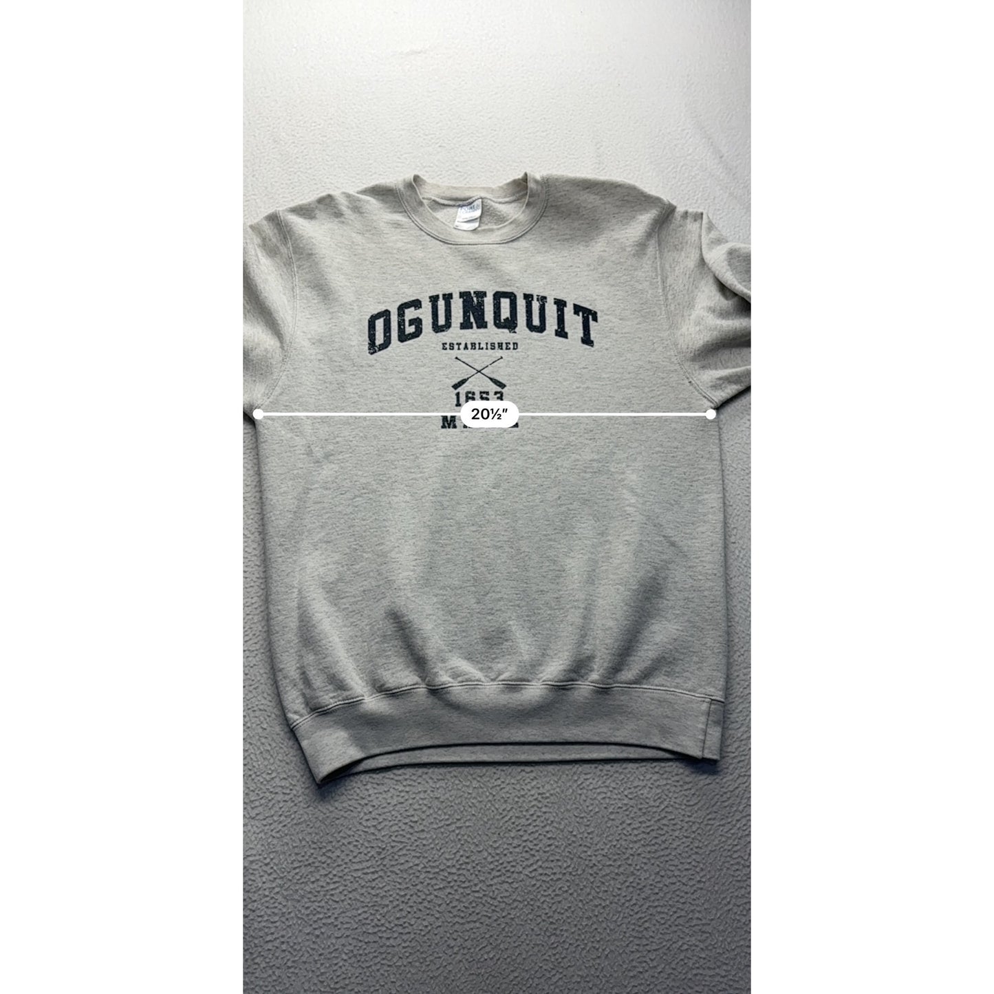 Ogunquit Maine Crewneck Sweatshirt Medium Port & Company #7434
