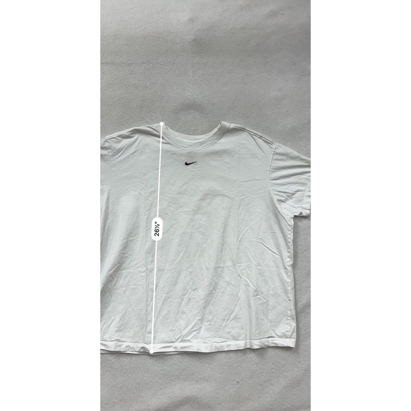 Nike Mens White Loose Fit T-Shirt 1X #8210