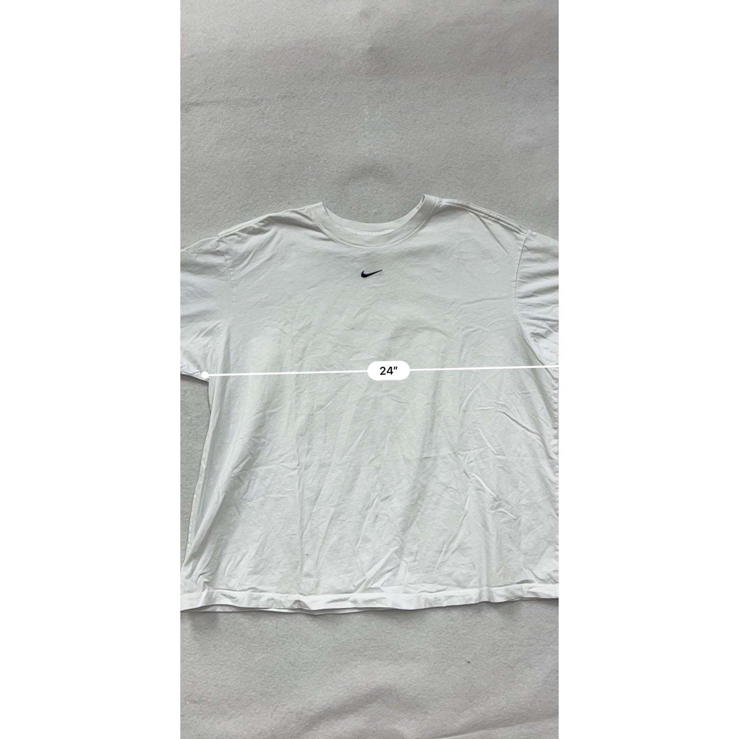 Nike Mens White Loose Fit T-Shirt 1X #8210