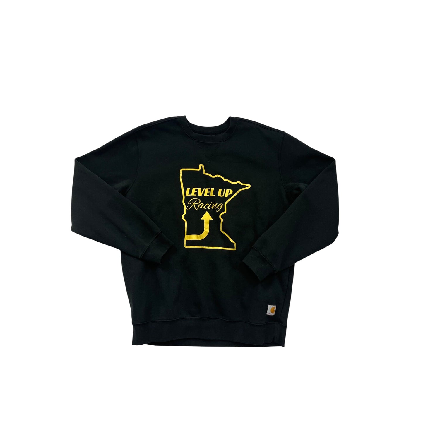 Carhartt Mens Large Black Sweatshirt “Level Up Racing” #8203