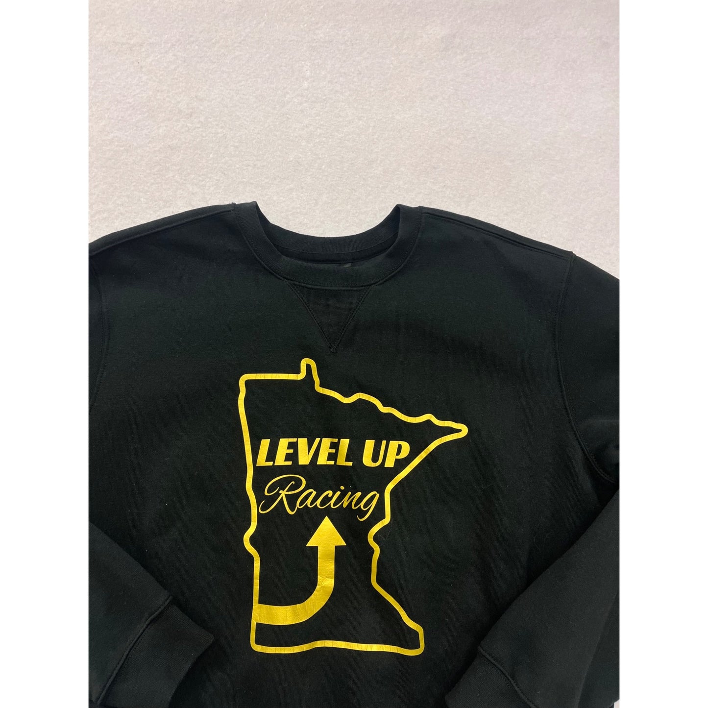 Carhartt Mens Large Black Sweatshirt “Level Up Racing” #8203