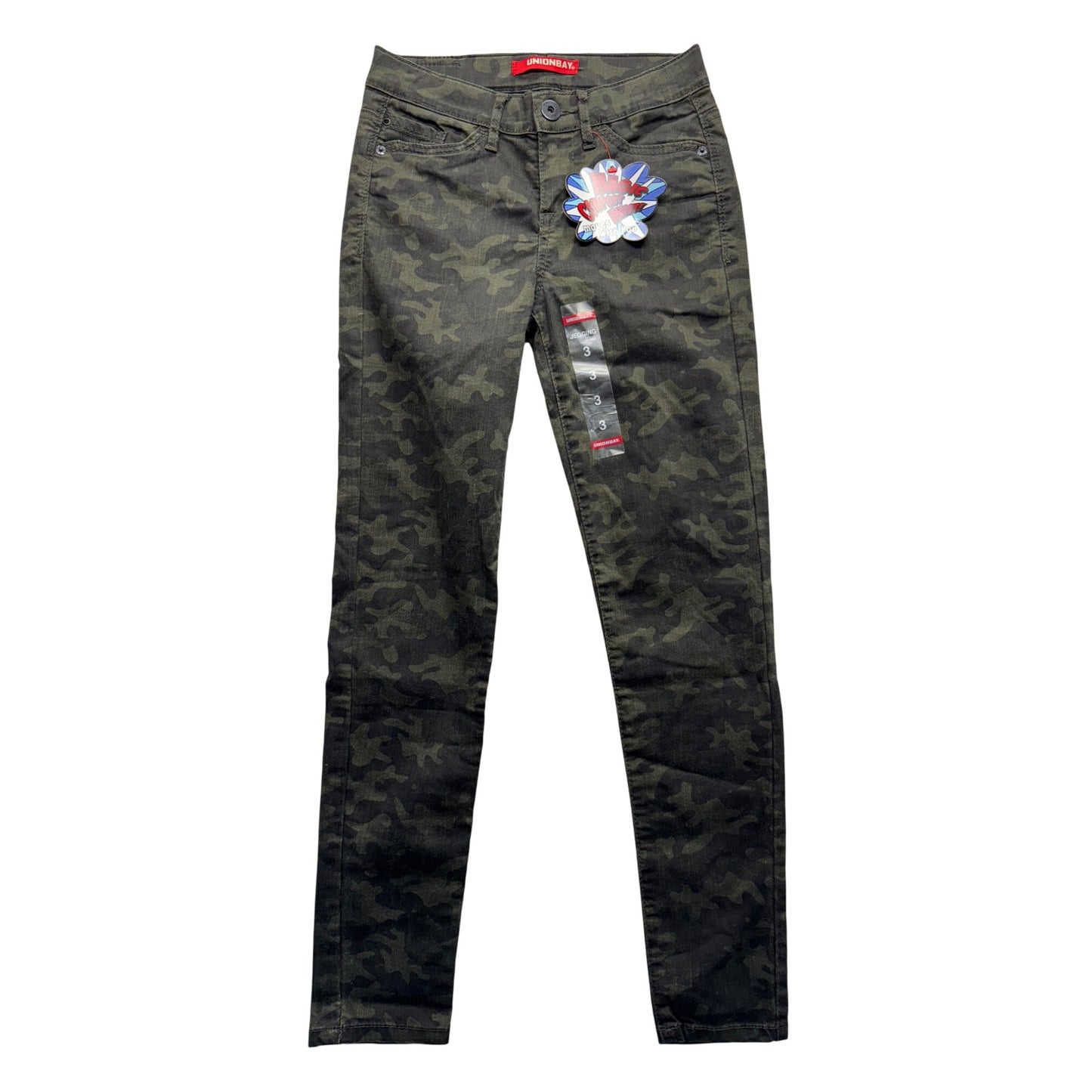 Unionbay *NWT* Womens Camo Jegging Size 3 Magic Comfort Waist Stretch #290B