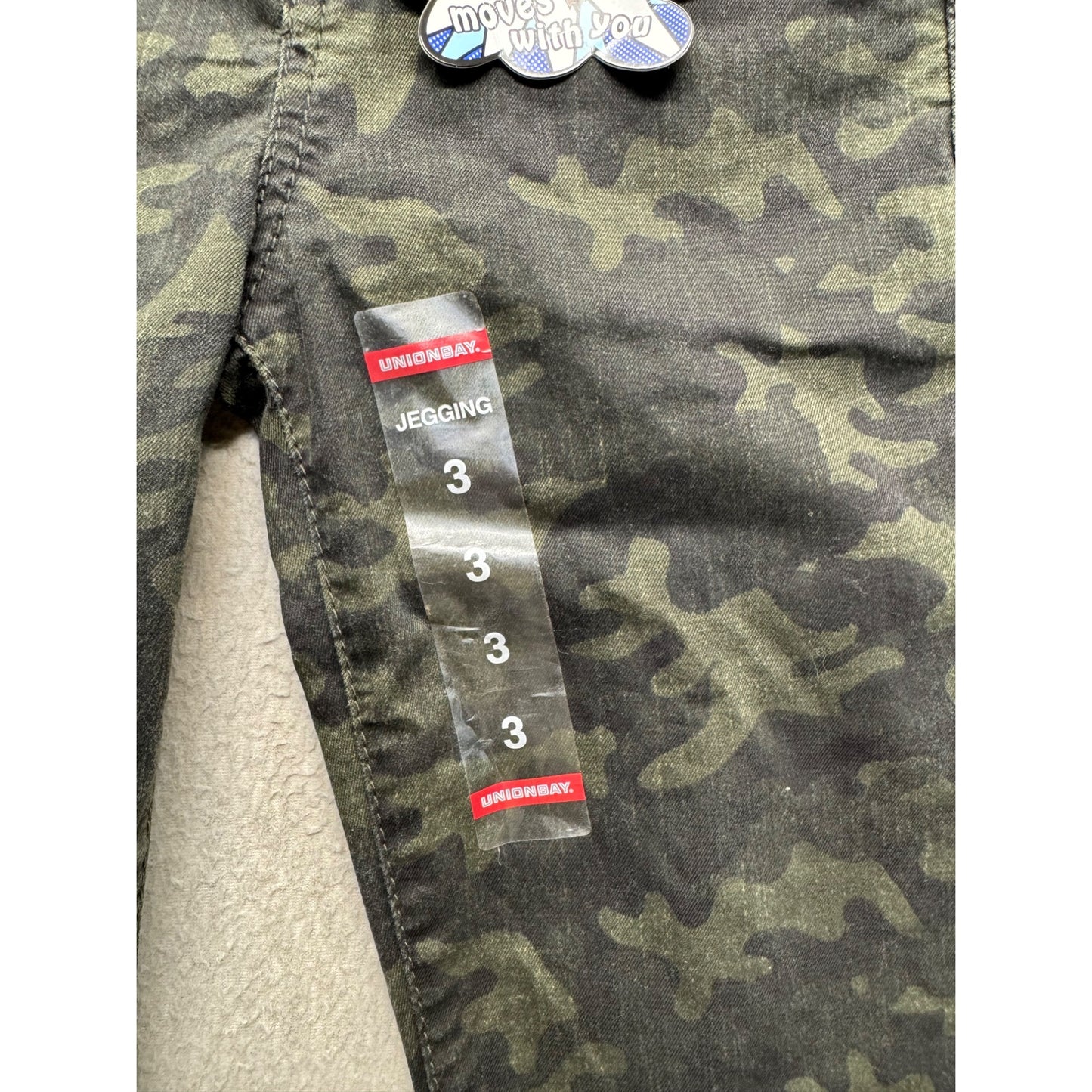 Unionbay *NWT* Womens Camo Jegging Size 3 Magic Comfort Waist Stretch #290B