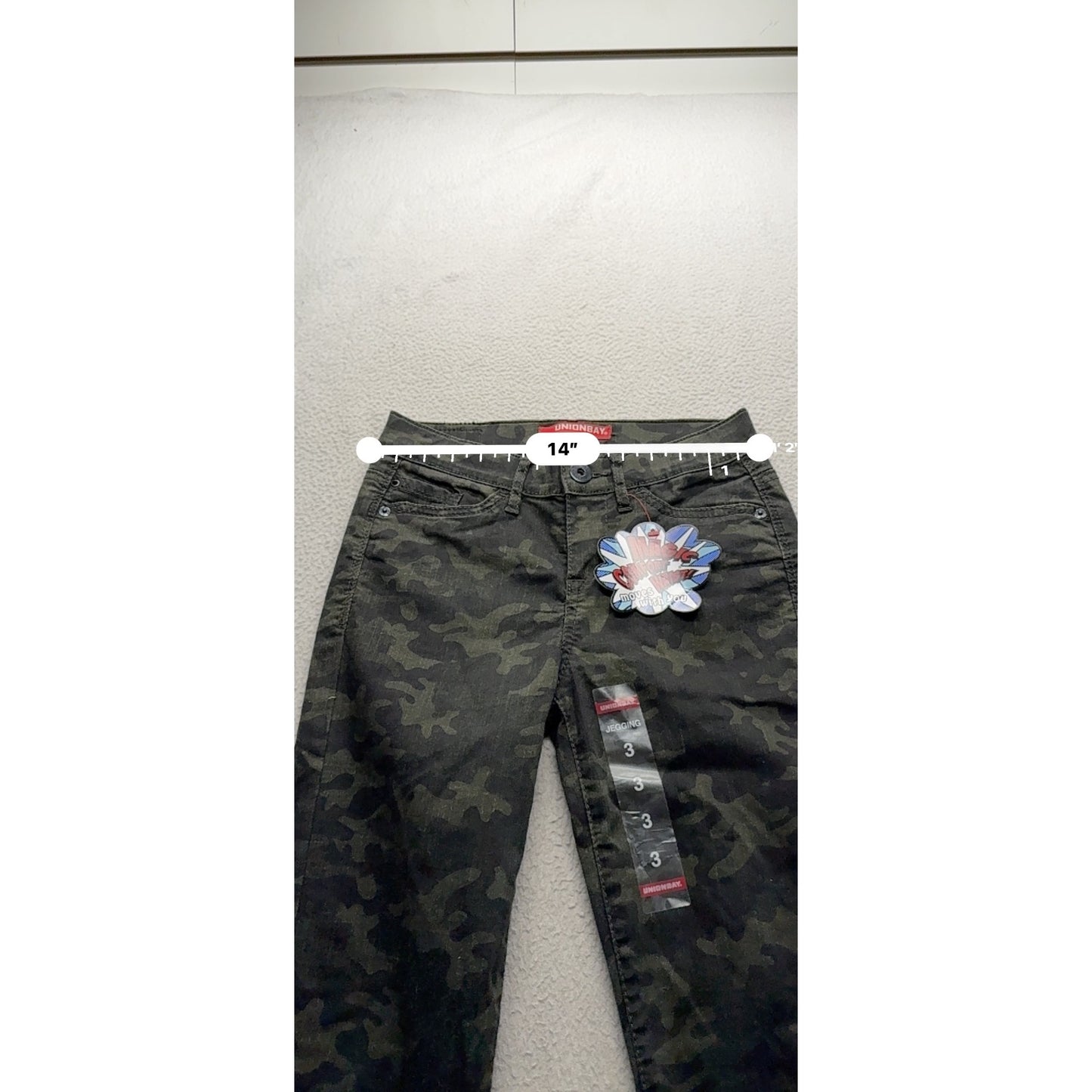 Unionbay *NWT* Womens Camo Jegging Size 3 Magic Comfort Waist Stretch #290B