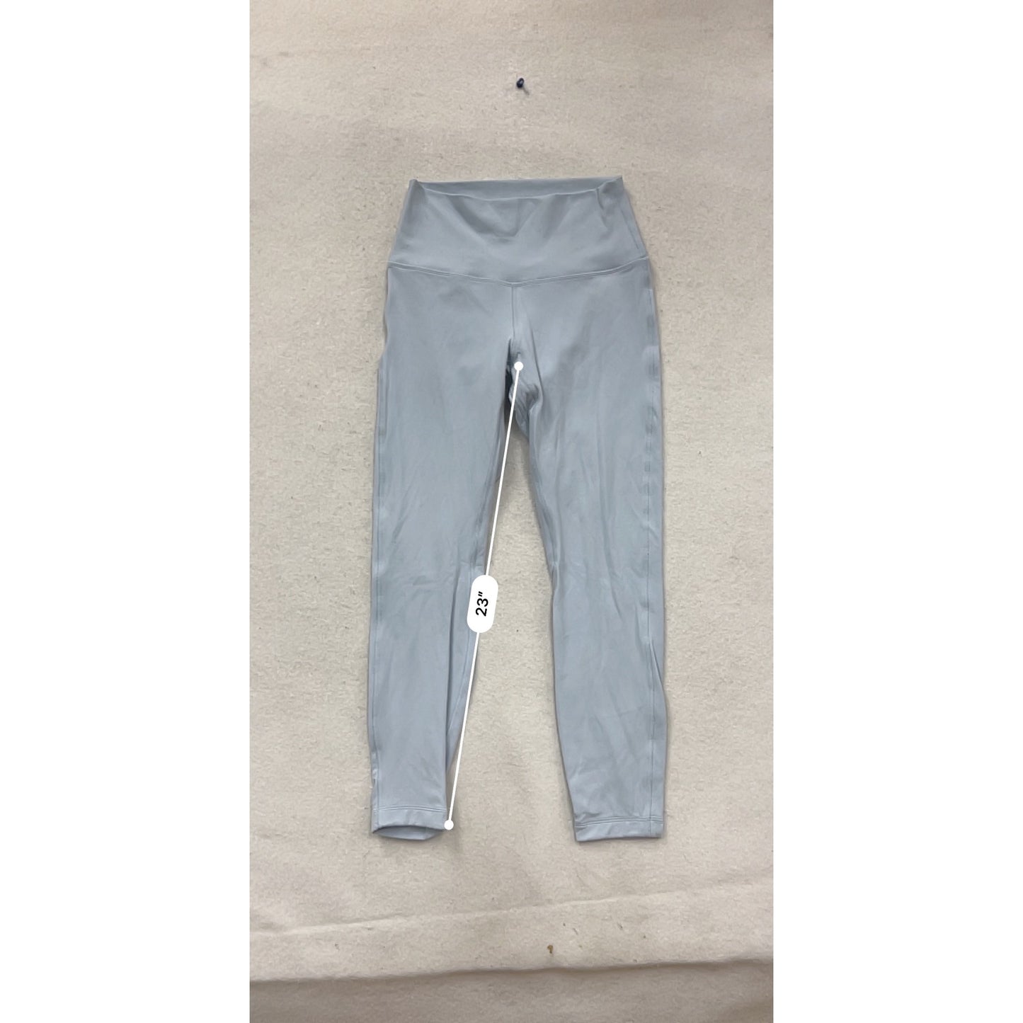 Lululemon Womens Light Blue High-Waisted Athletic Leggings Size 6 #918A