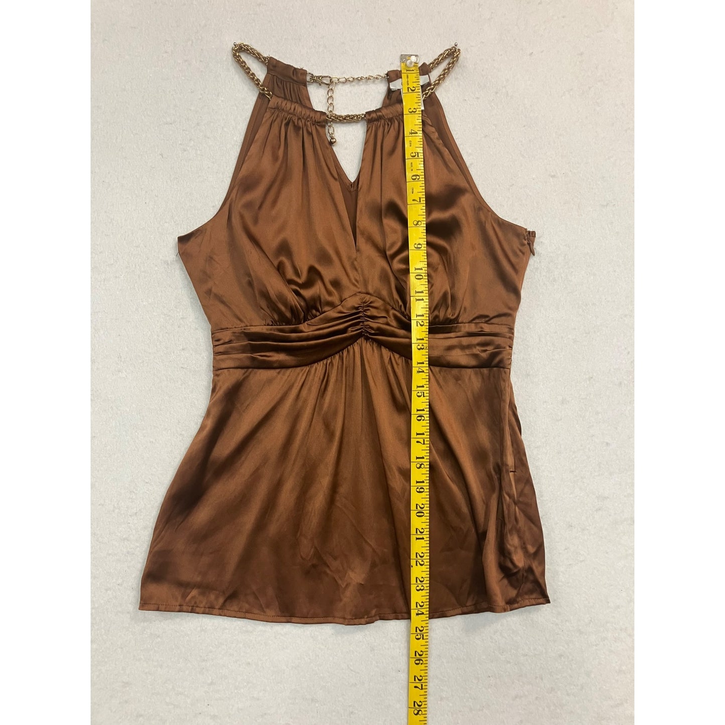 Silky Brown Caché Tank Top #2471