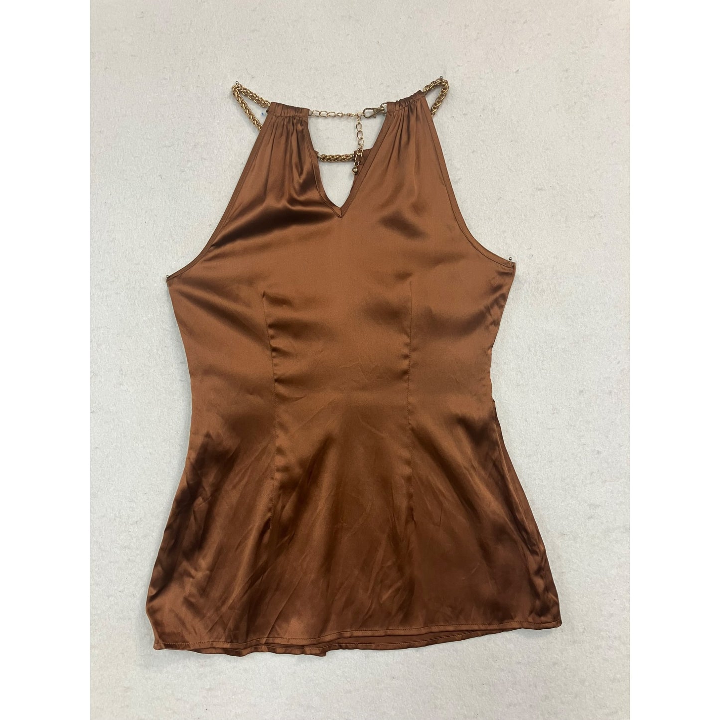 Silky Brown Caché Tank Top #2471