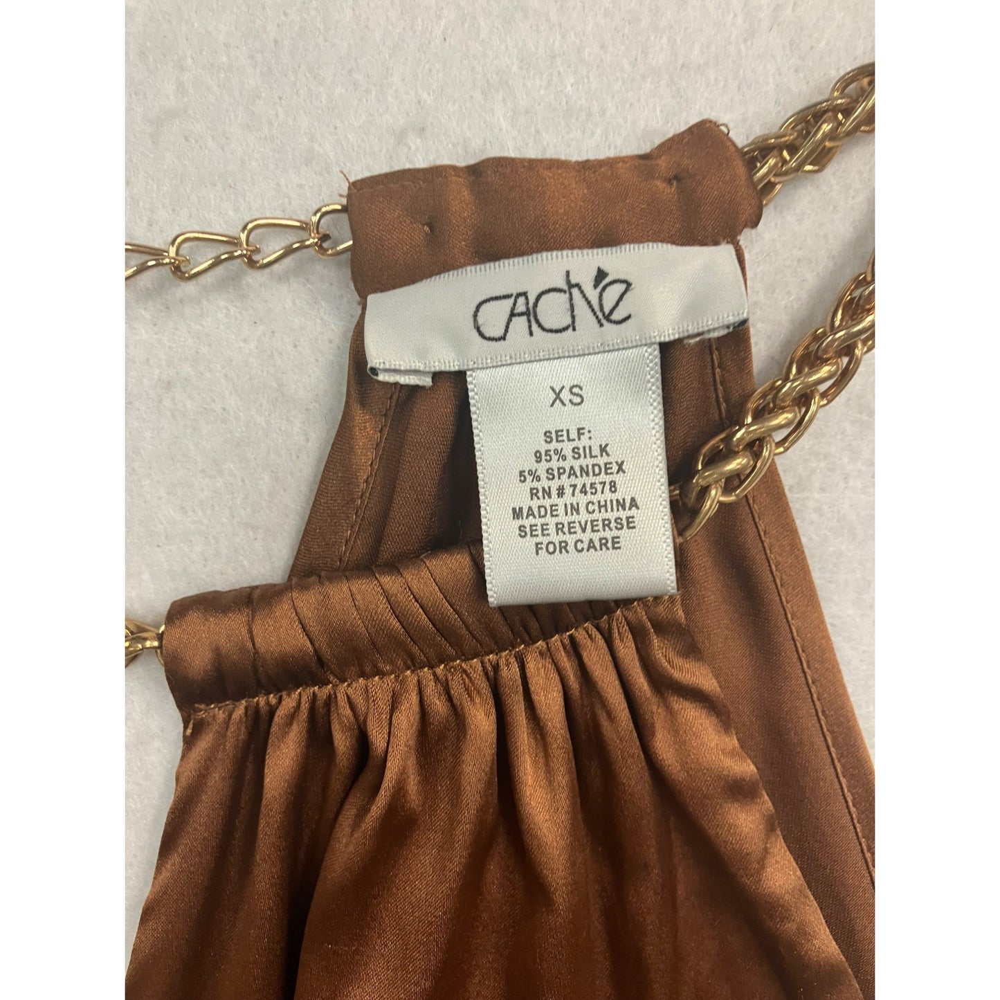 Silky Brown Caché Tank Top #2471