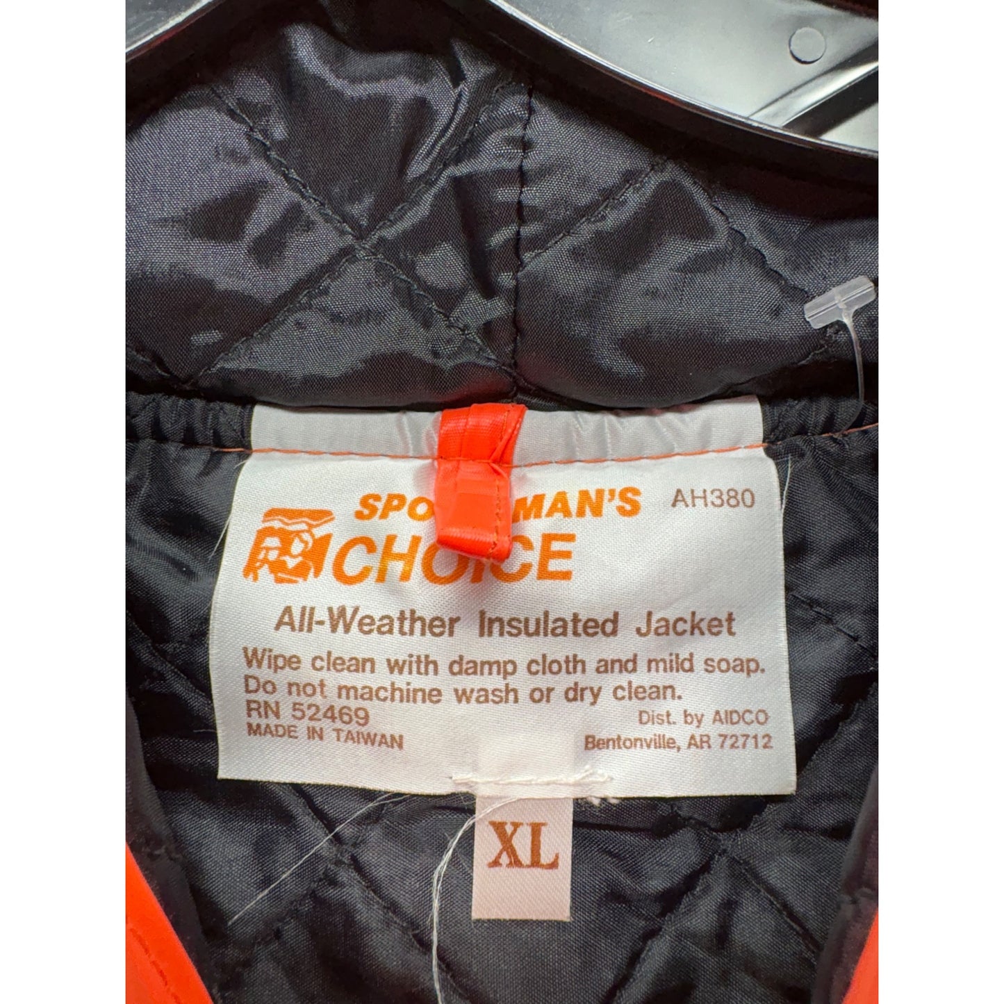Sportmans Choice XL All-Weather Insulated Jacket In Bright Orange #7617