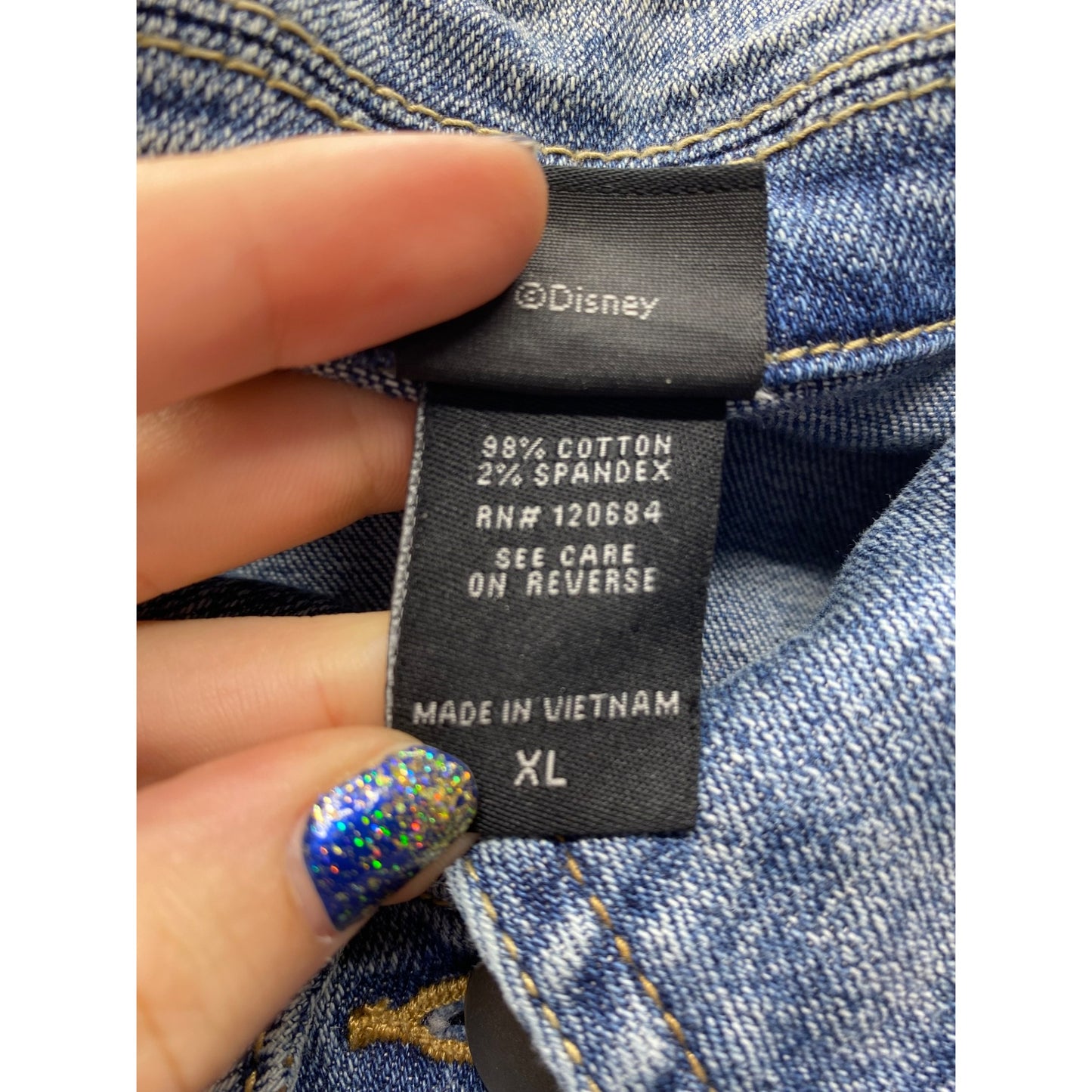 Disney Stitch Jean Jacket #5057