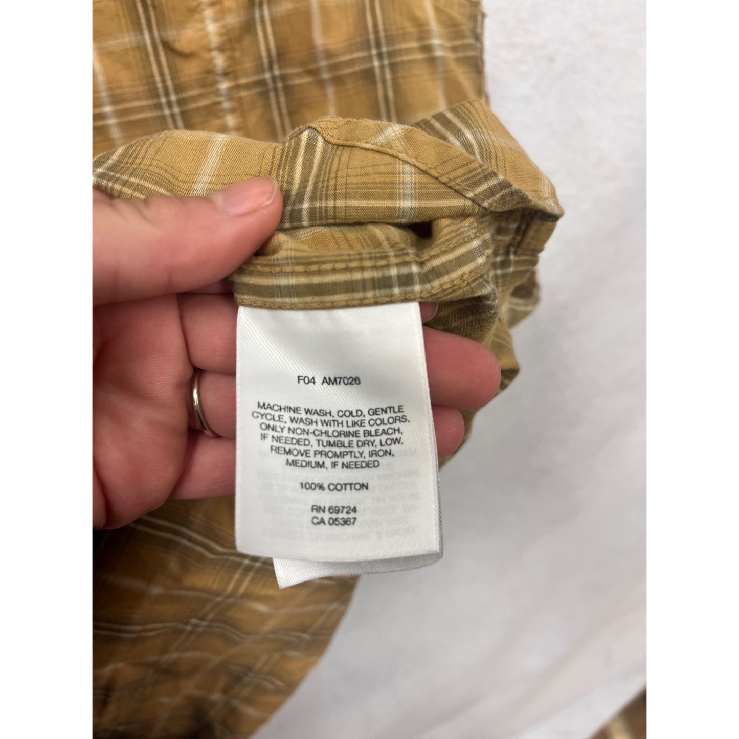 Mens Large Columbia Sleeveless Plaid Casual Shirt #6523