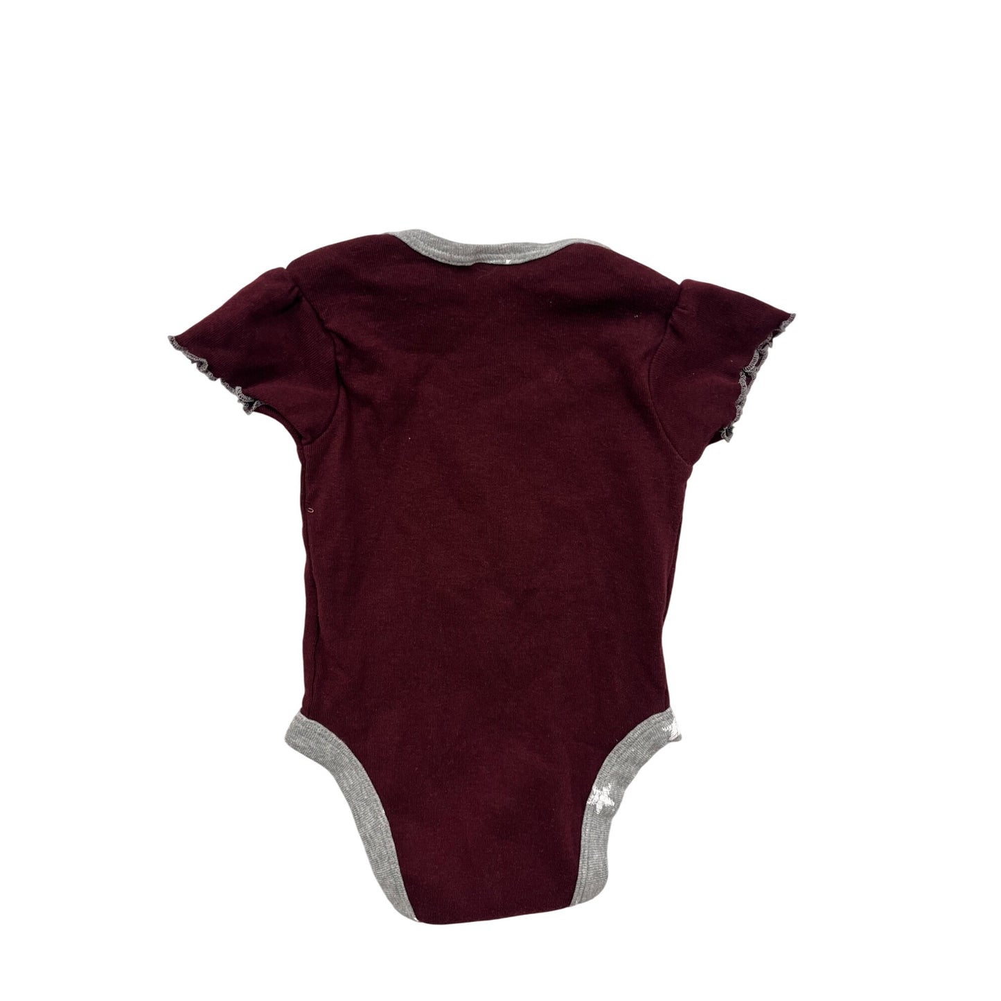 Minnesota Golden Gophers Baby bodysuit Born To Shine Maroon & Gray 0-3M #6500