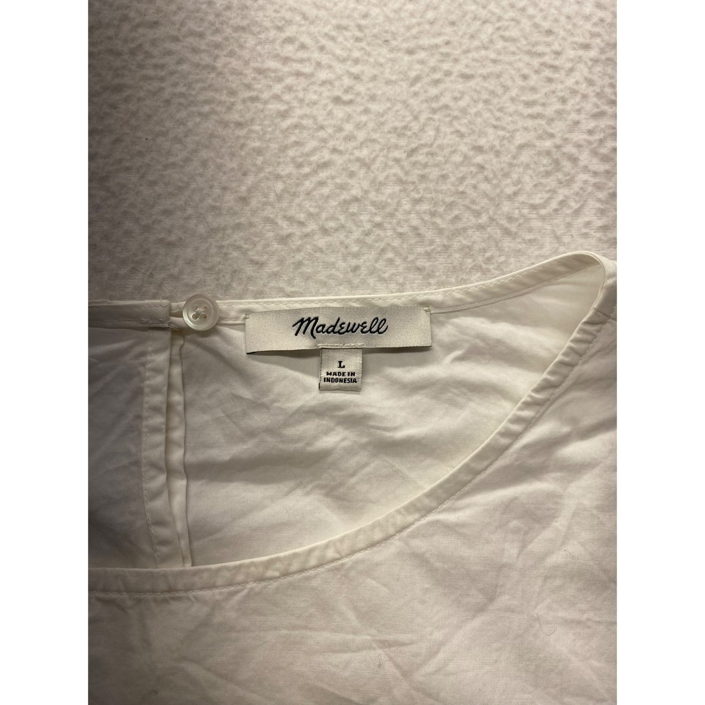 Madewell Womens White Bell Sleeve Top #7000