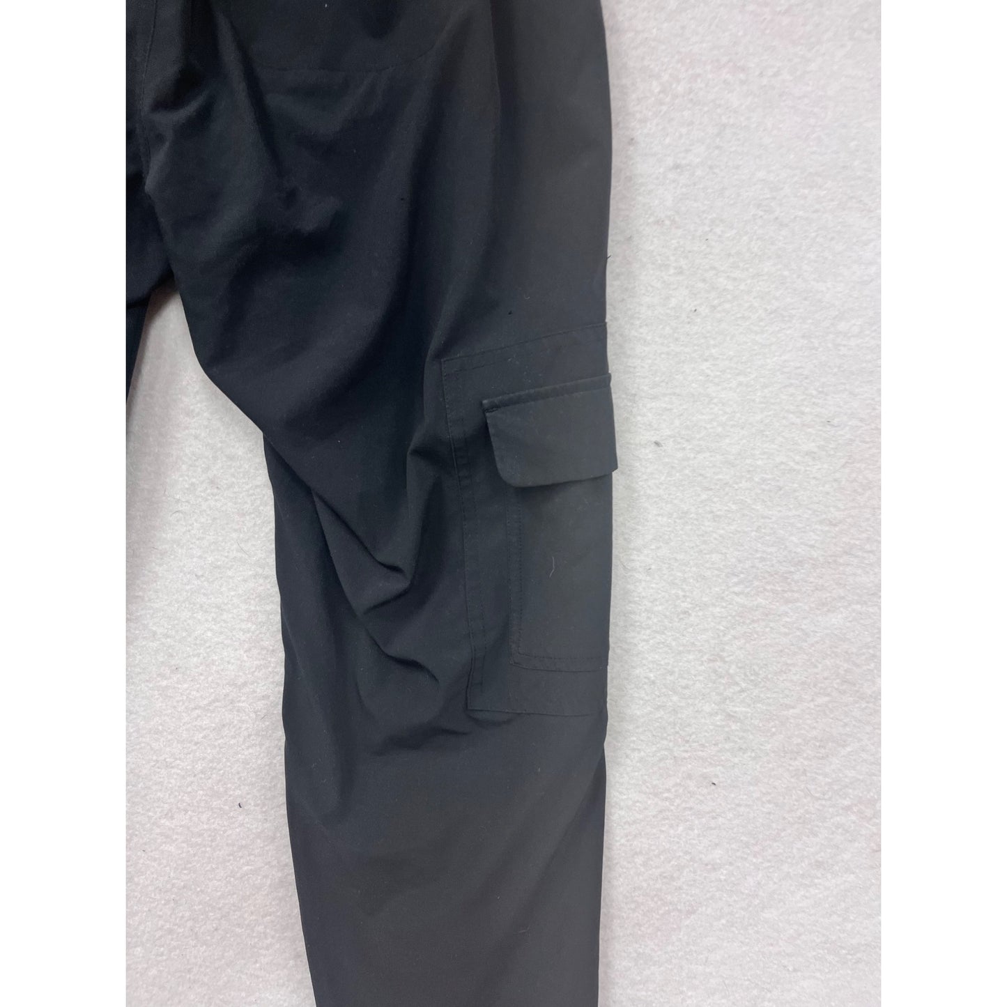 Athleta Womens Black Cargo Pants Size 6 Recycled Polyester Blend #8388