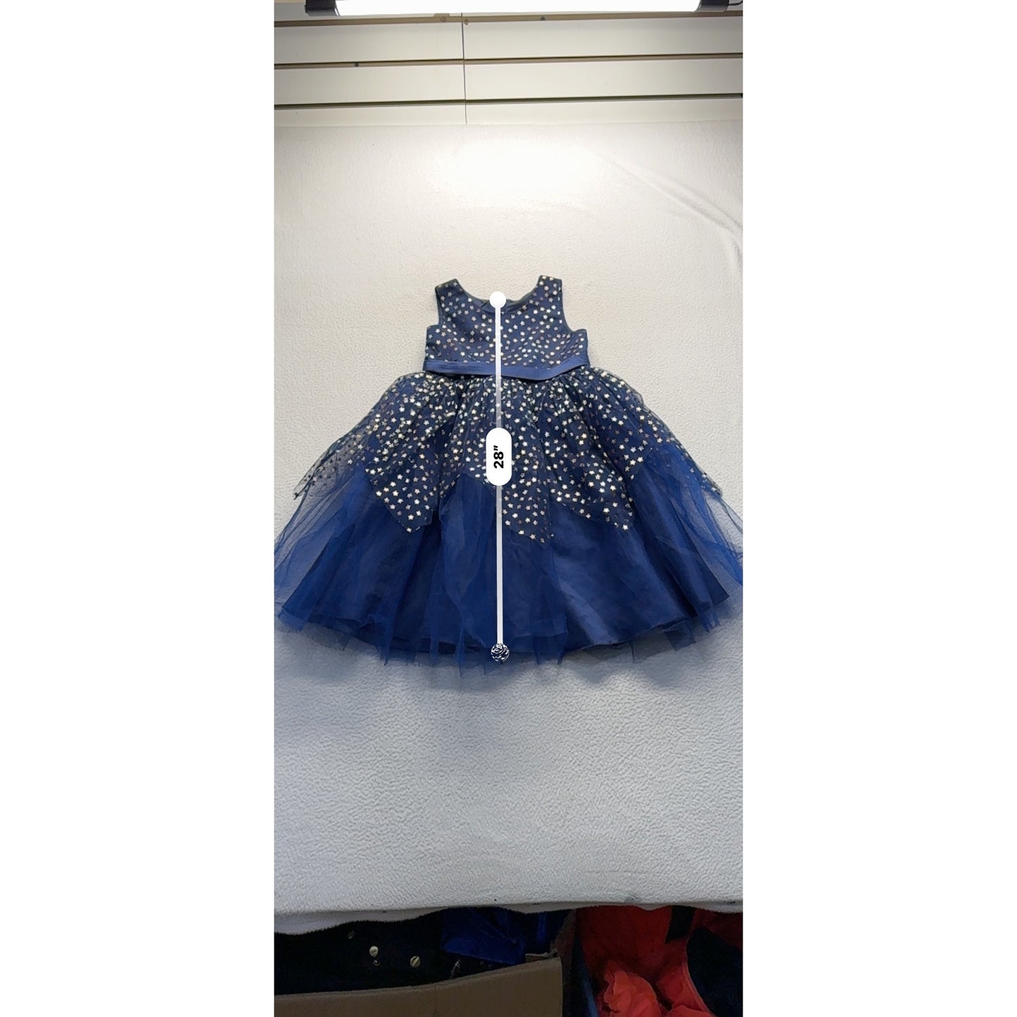 Girls Starry Tulle Party Dress #7612