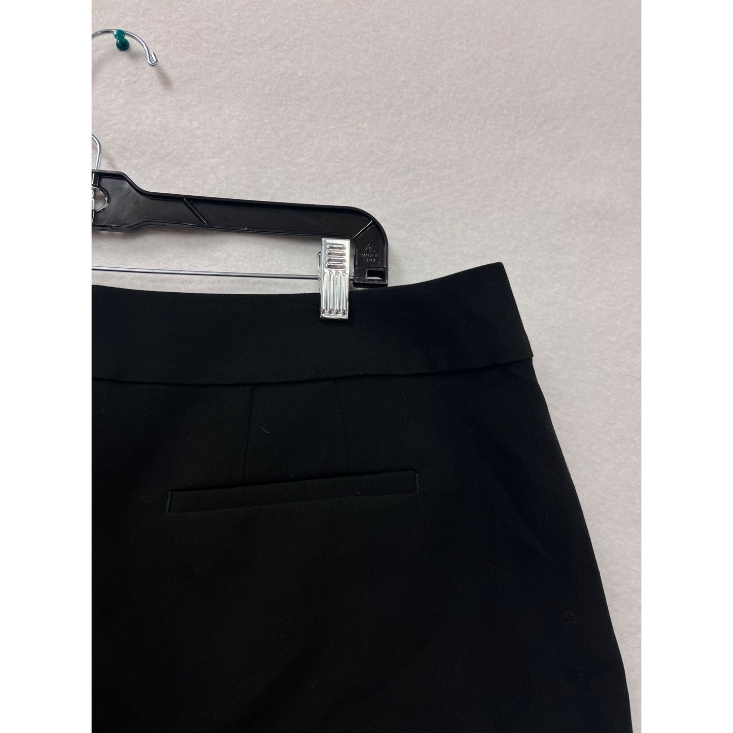 Loft Plus Womens Black Button-Detail Wide-Leg Pants Size 20 #6333