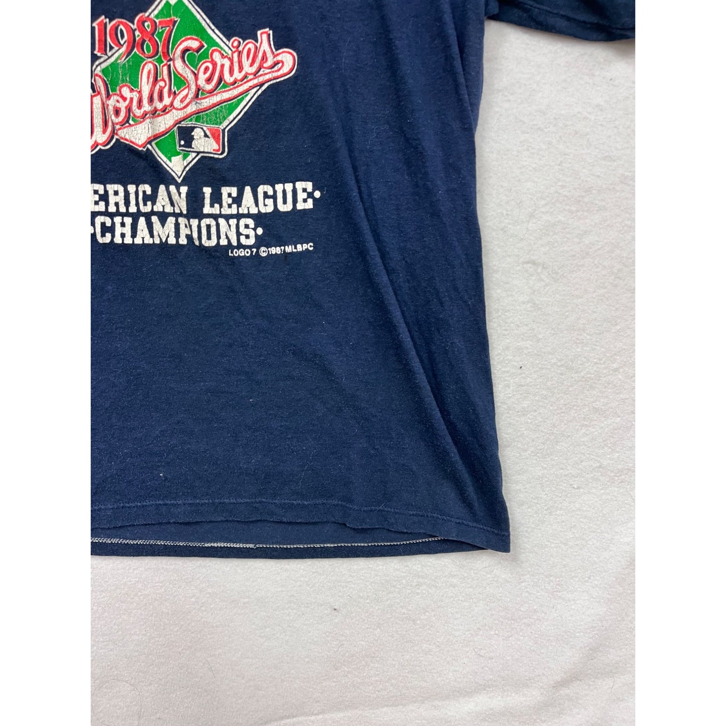 Vintage 1987 Minnesota Twins World Series T-Shirt XL #8106