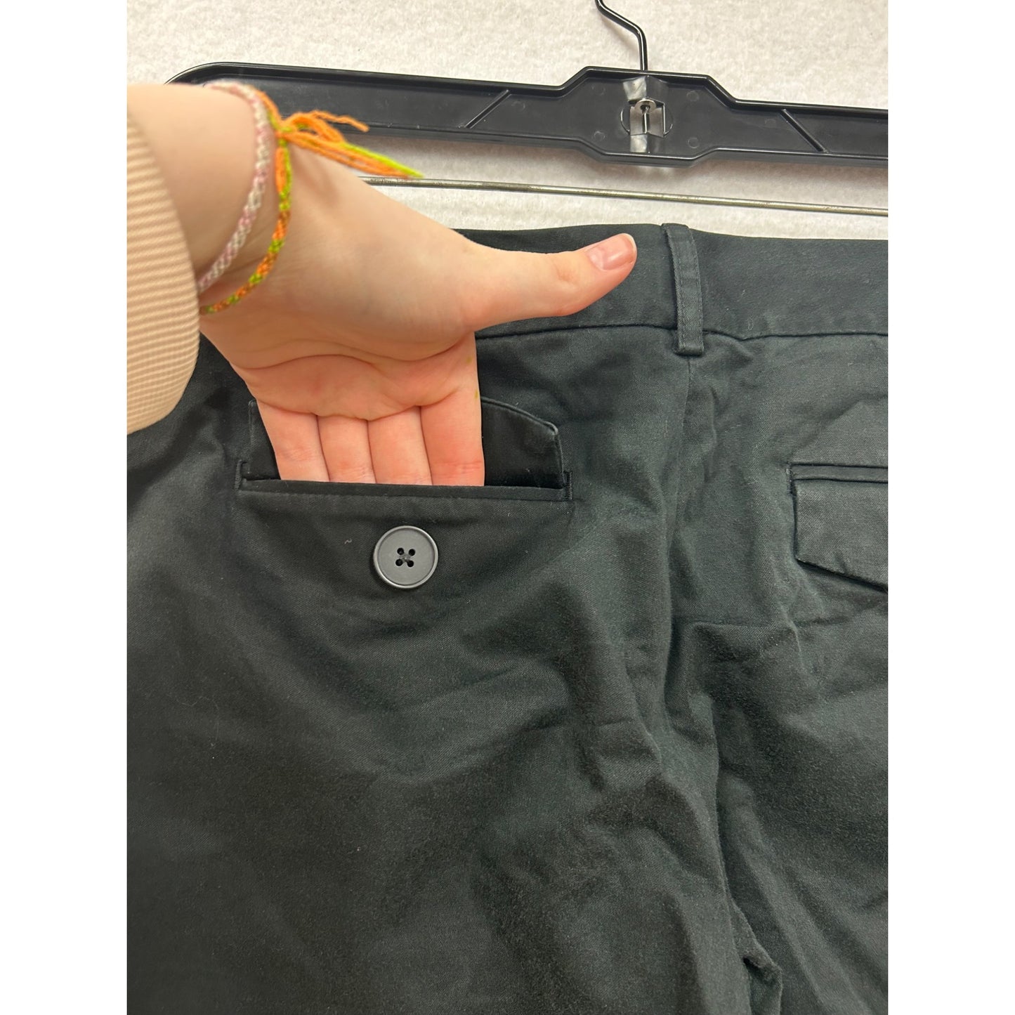 Express Editor Black Bermuda Shorts Womens Size 2 #6591