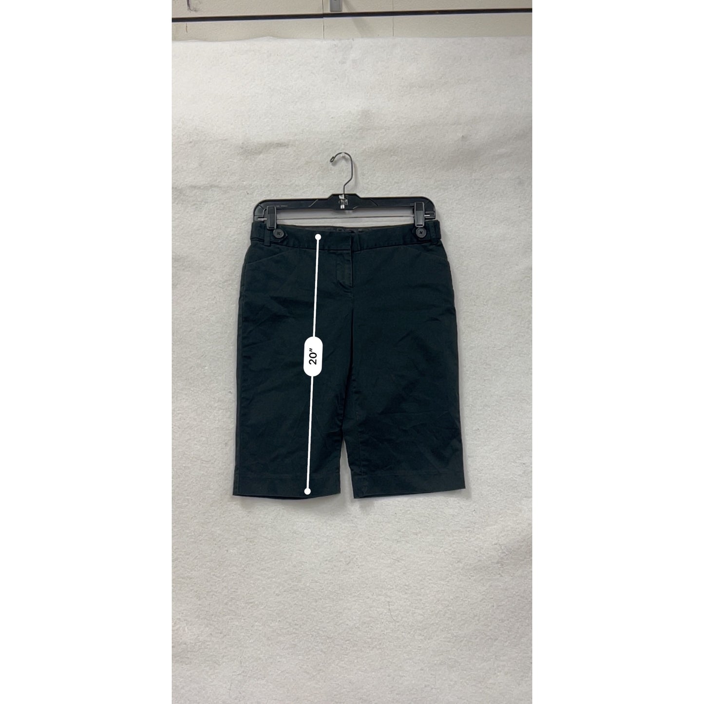 Express Editor Black Bermuda Shorts Womens Size 2 #6591