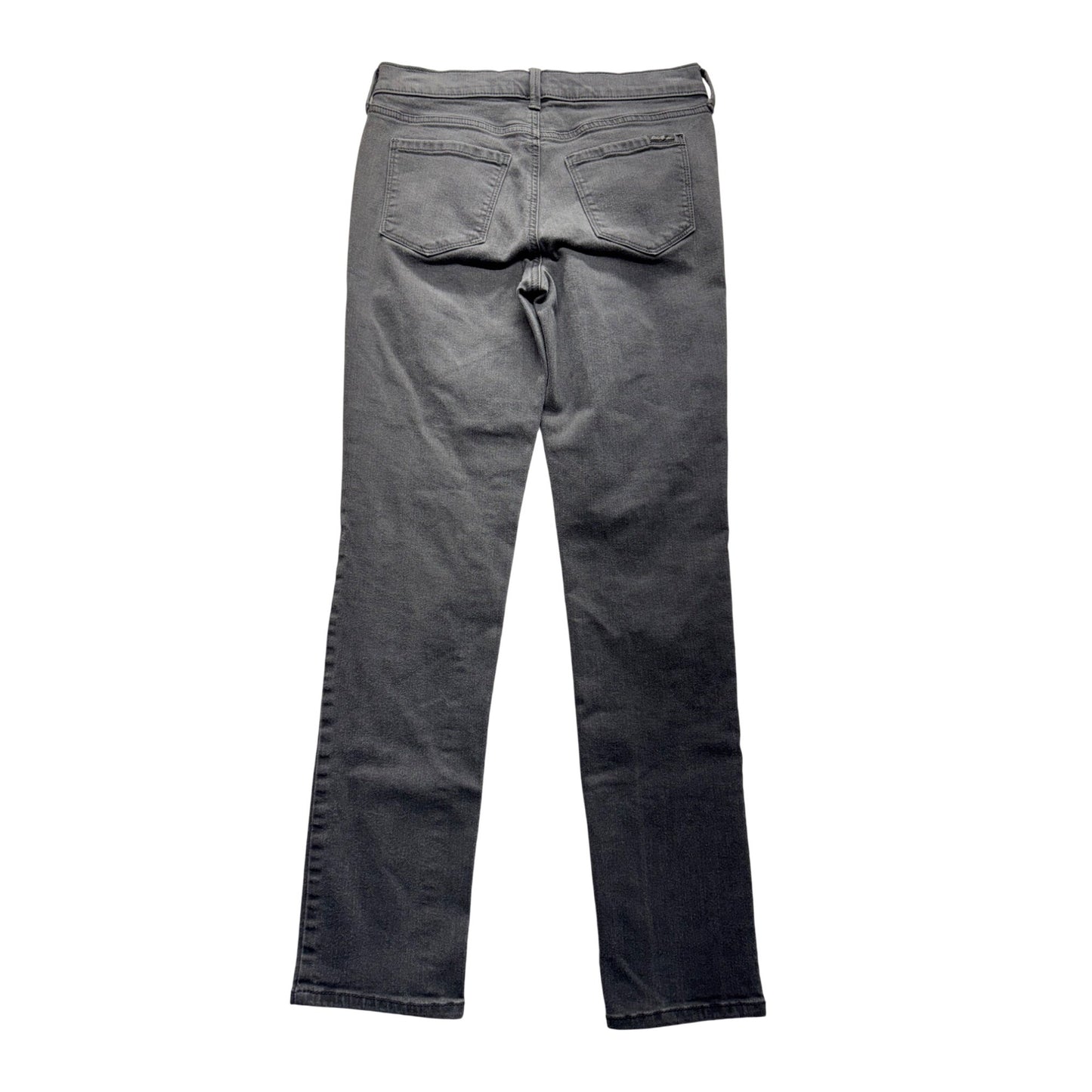 Eddie Bauer Slim Straight Slightly Curvy Jeans Size 4 Gray #7929