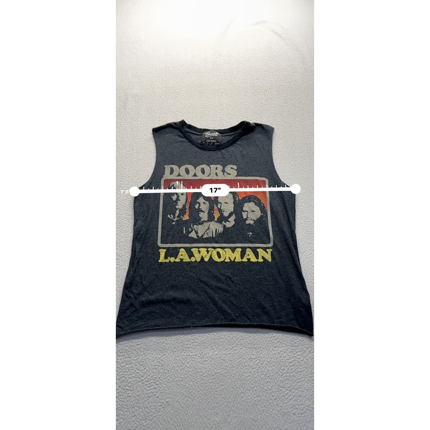 The Doors L.A. Woman Sleeveless T-Shirt By Bravado S #7922