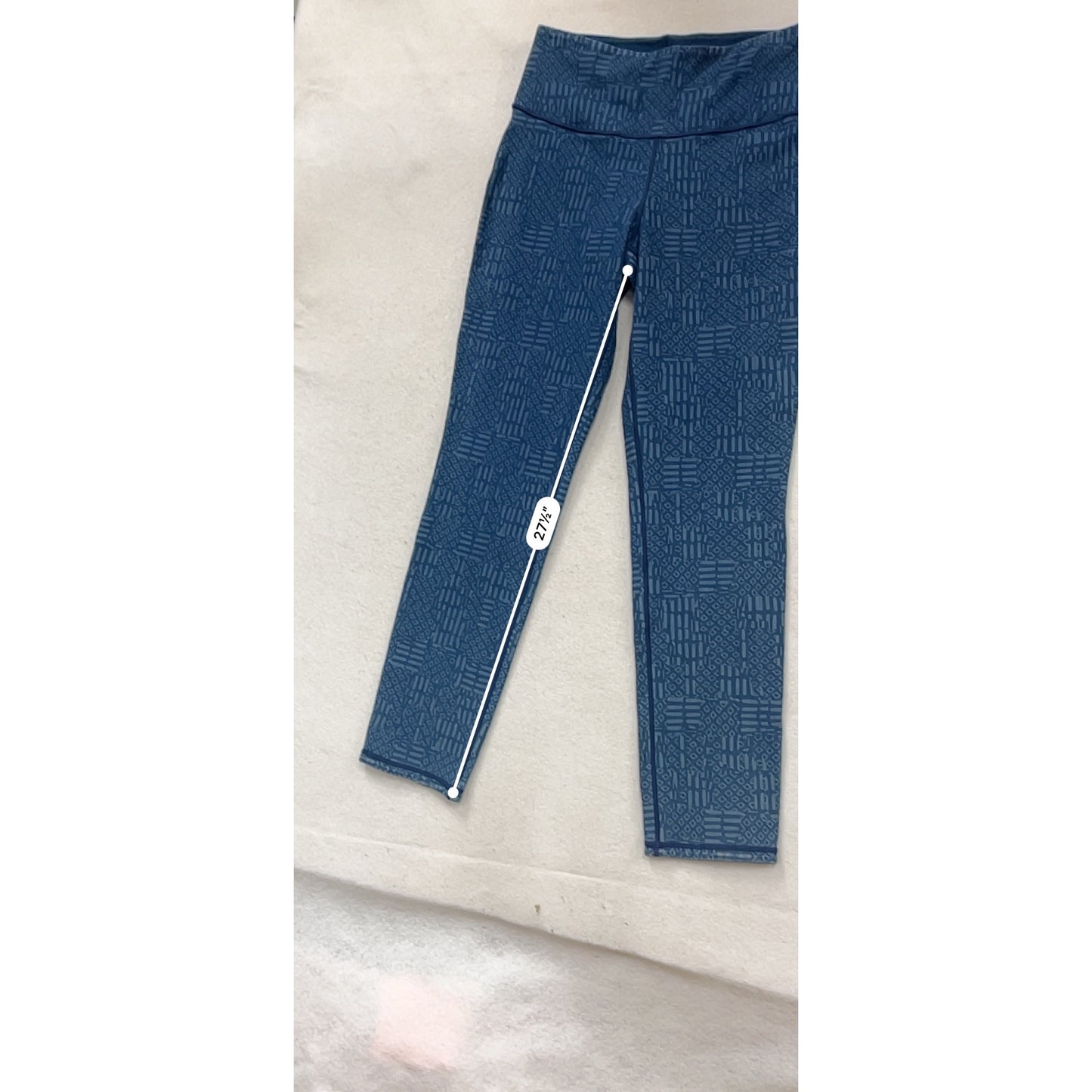 Women With Control Blue Leggings Size Tall Medium #979A