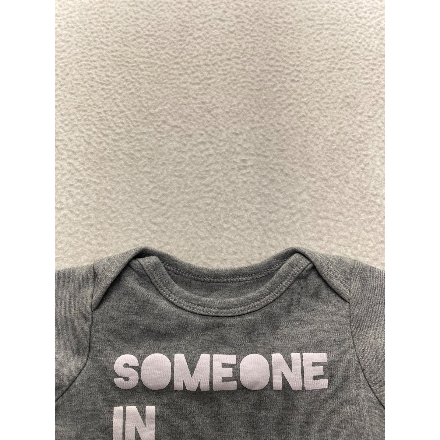 Someone In Chicago Loves Me Gray Baby Short Sleeve #7398