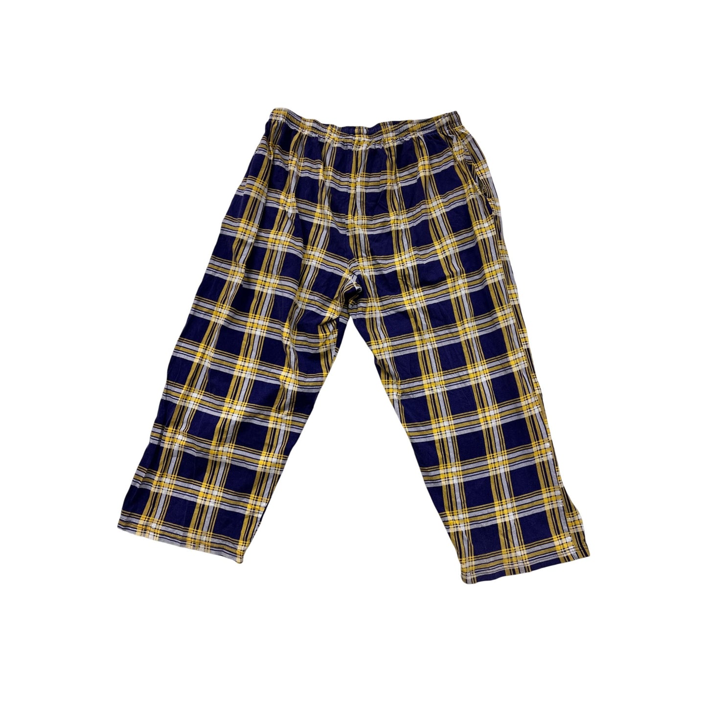 Minnesota Vikings Womens XL Plaid Pajama Pants With Elastic Waist #6600
