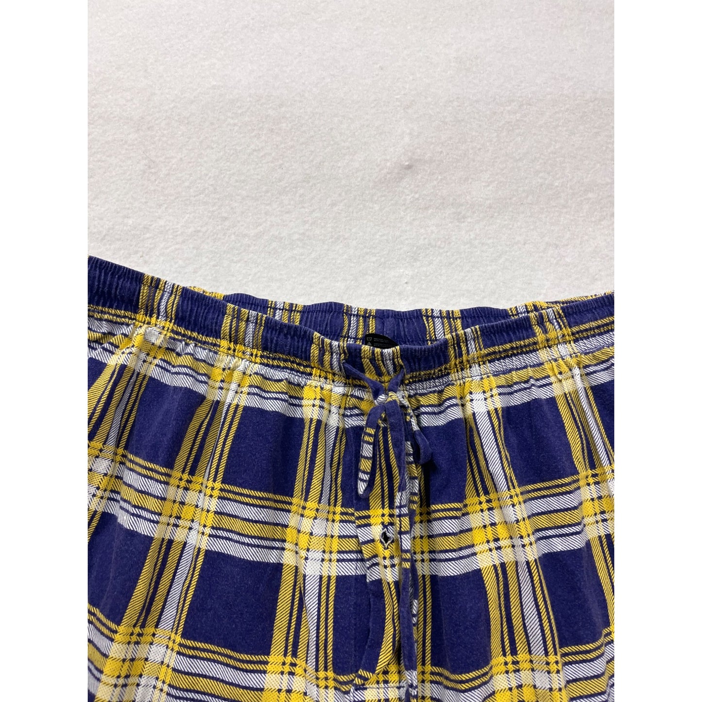 Minnesota Vikings Womens XL Plaid Pajama Pants With Elastic Waist #6600