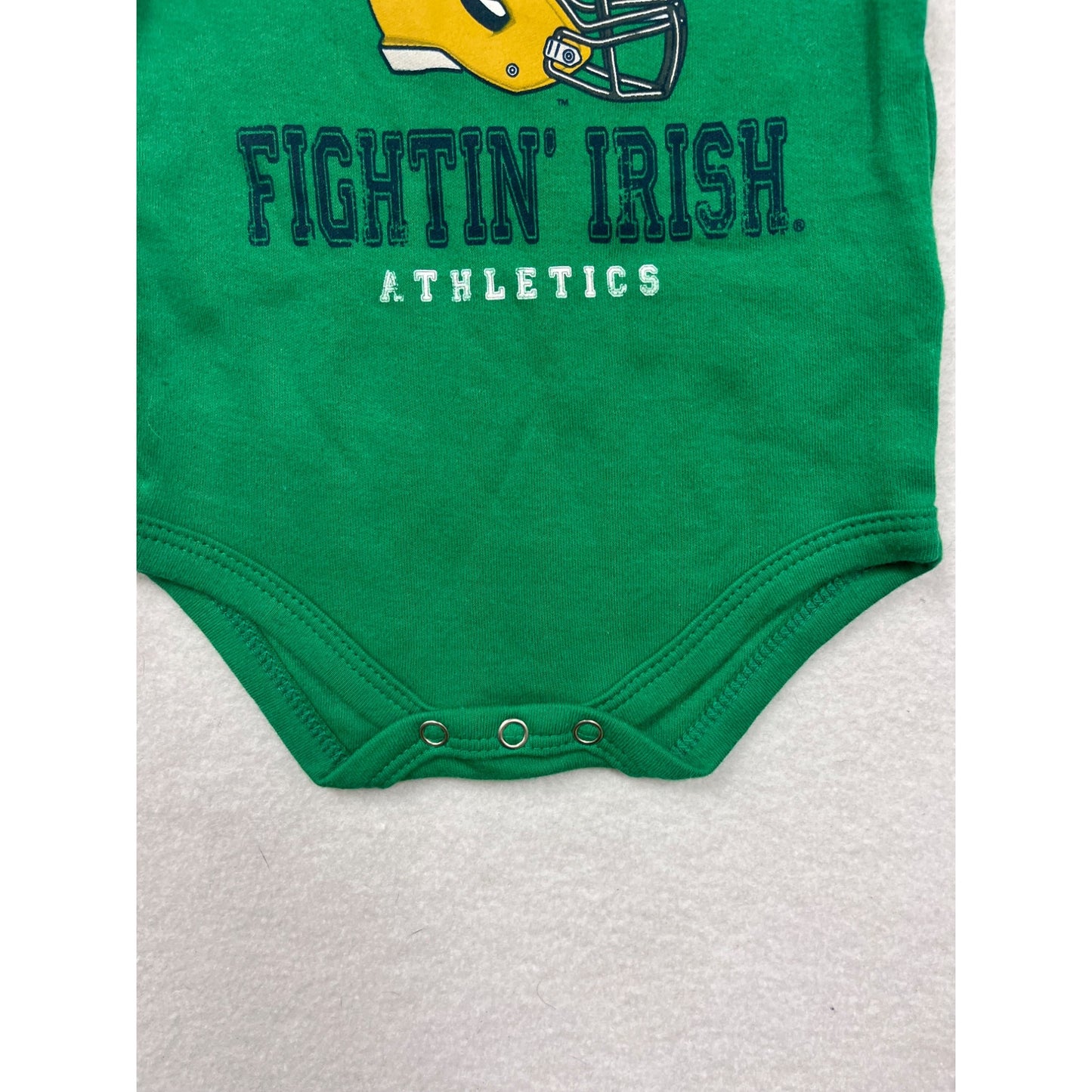 Notre Dame Fighting Irish Athletics Baby Romper 0/3M #6460