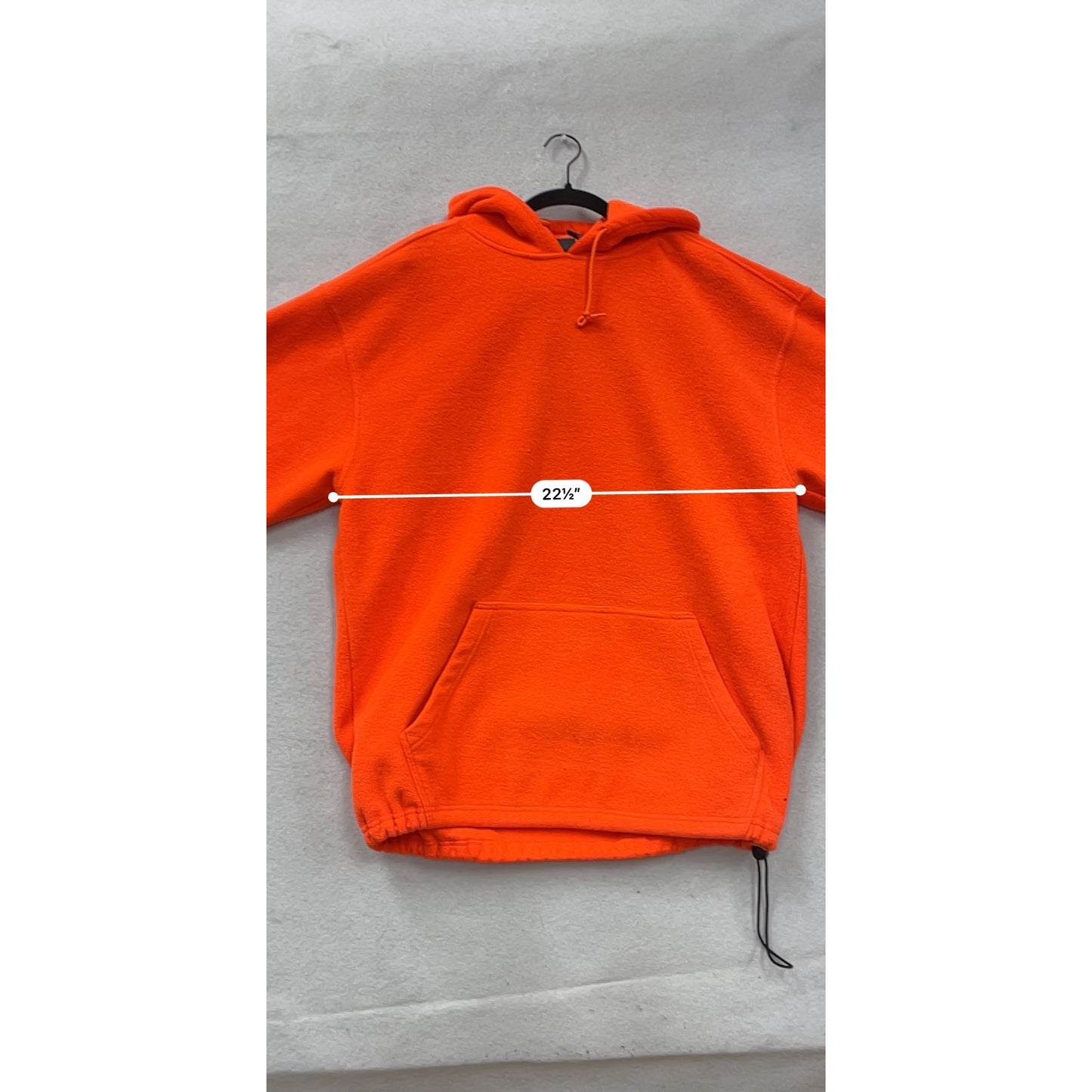 Pro Edge XL Orange Fleece Hoodie #8953