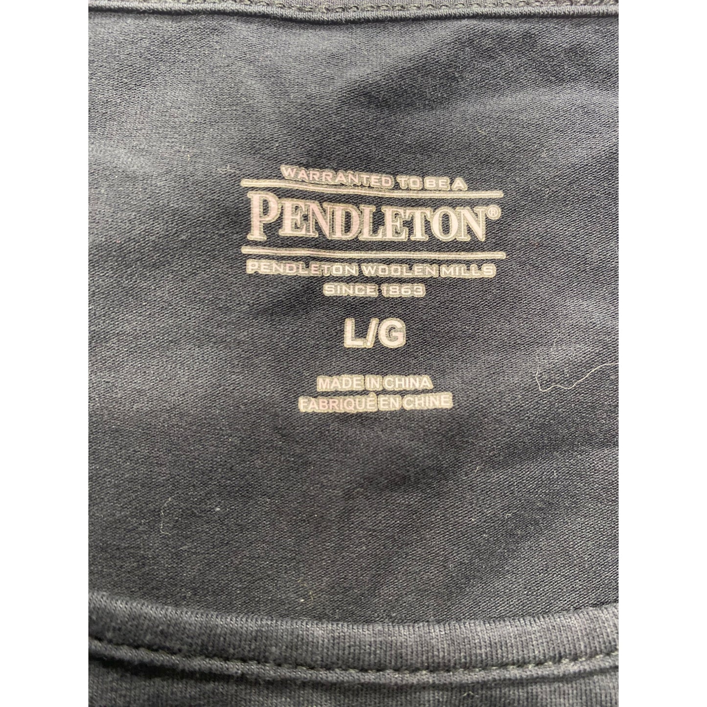 Pendleton Womens Large Black Tank Top Cotton & Spandex Blend #5850