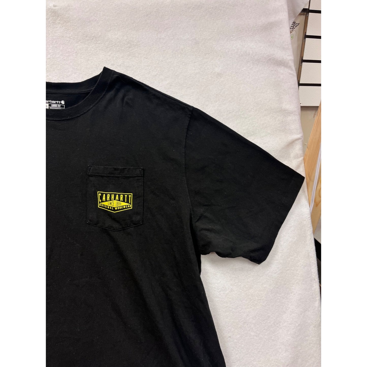 Carhartt Loose Fit Black T-Shirt 4XL 100% Cotton #8303