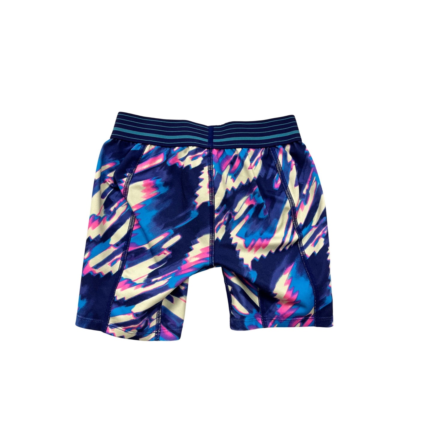Under Armour Girls Printed Compression Shorts Small #7A