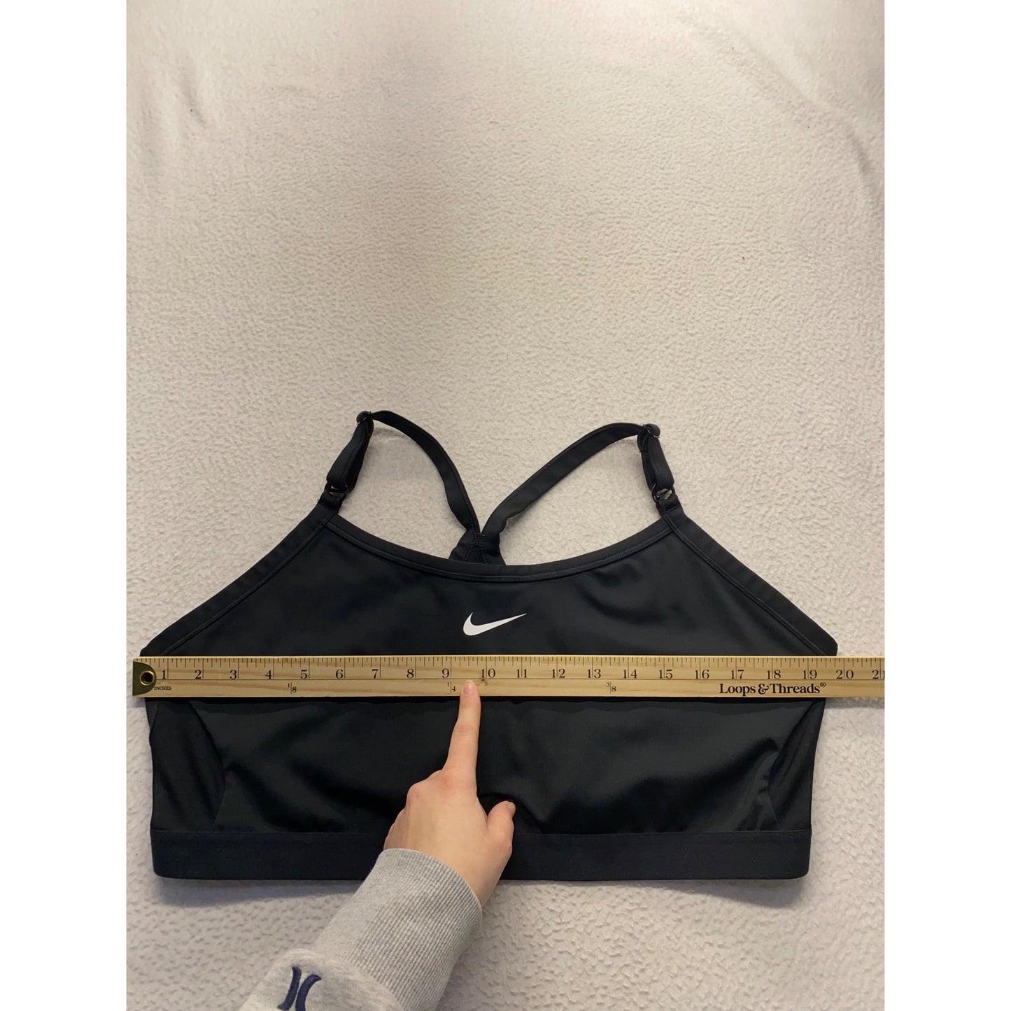 Nike Womens Dri-Fit Black Sports Bra Size 3X #7025