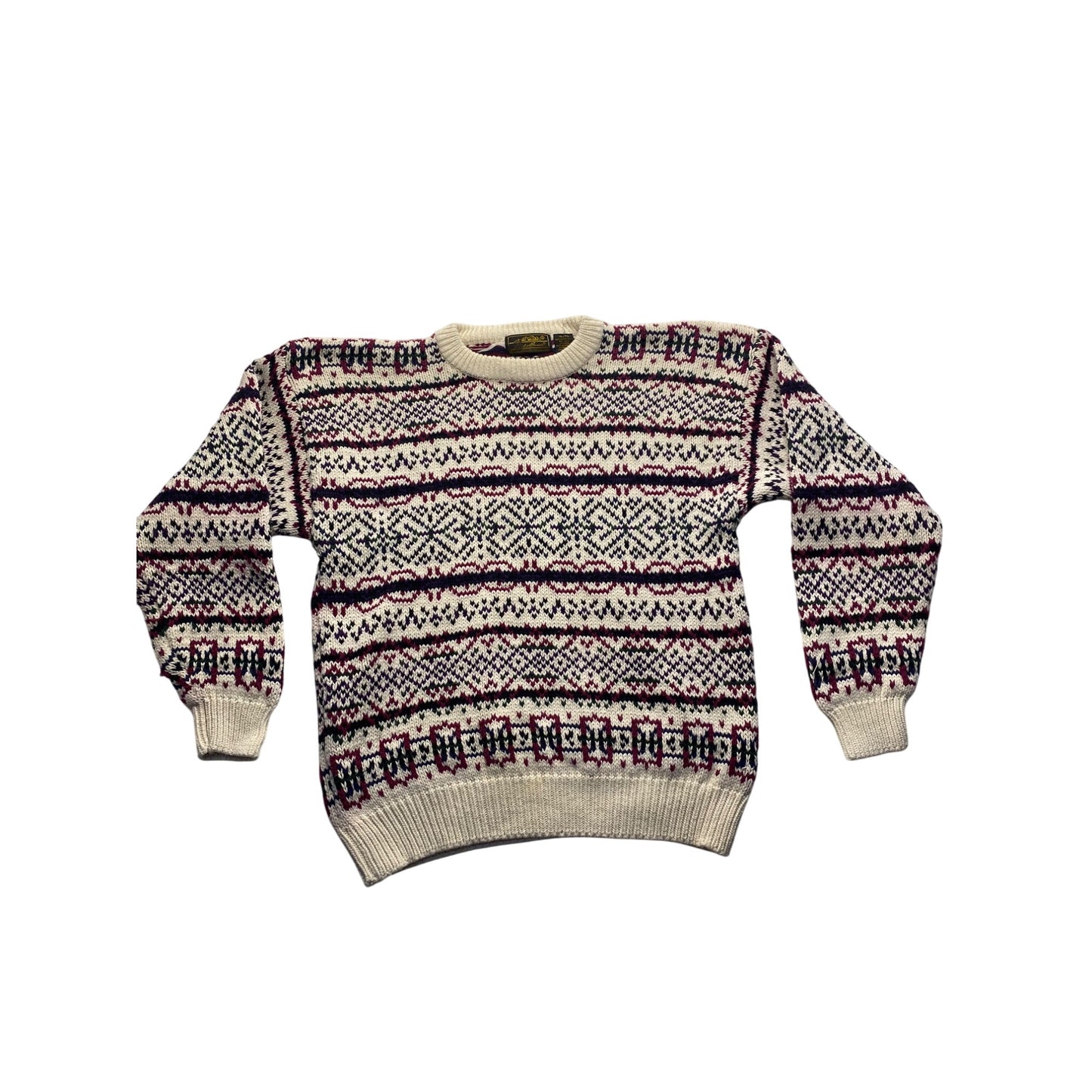 Vintage men’s Eddie Bauer 100% Cotton knit sweater #7070