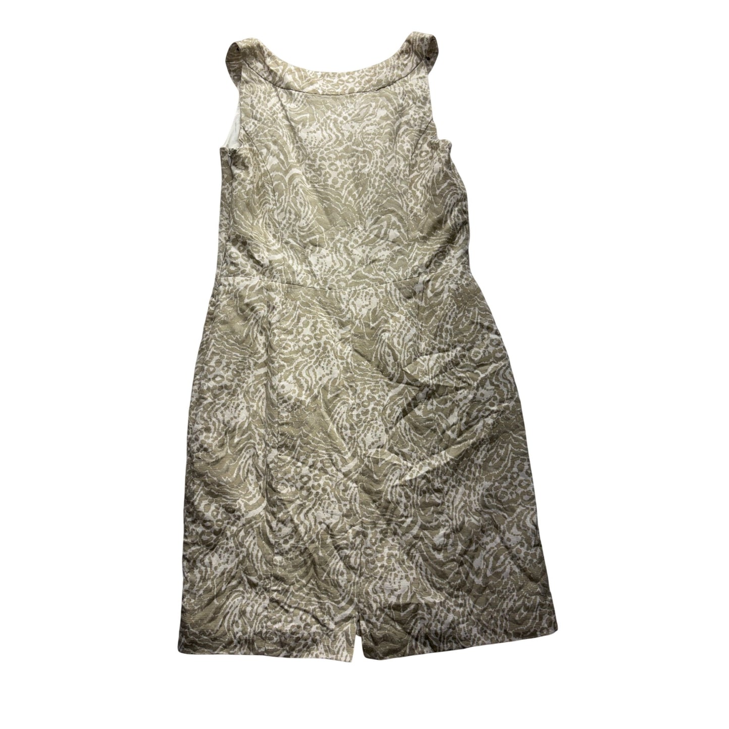 Sleeveless Silk-Blend Dress Size 6 Eci New York Brand #7703