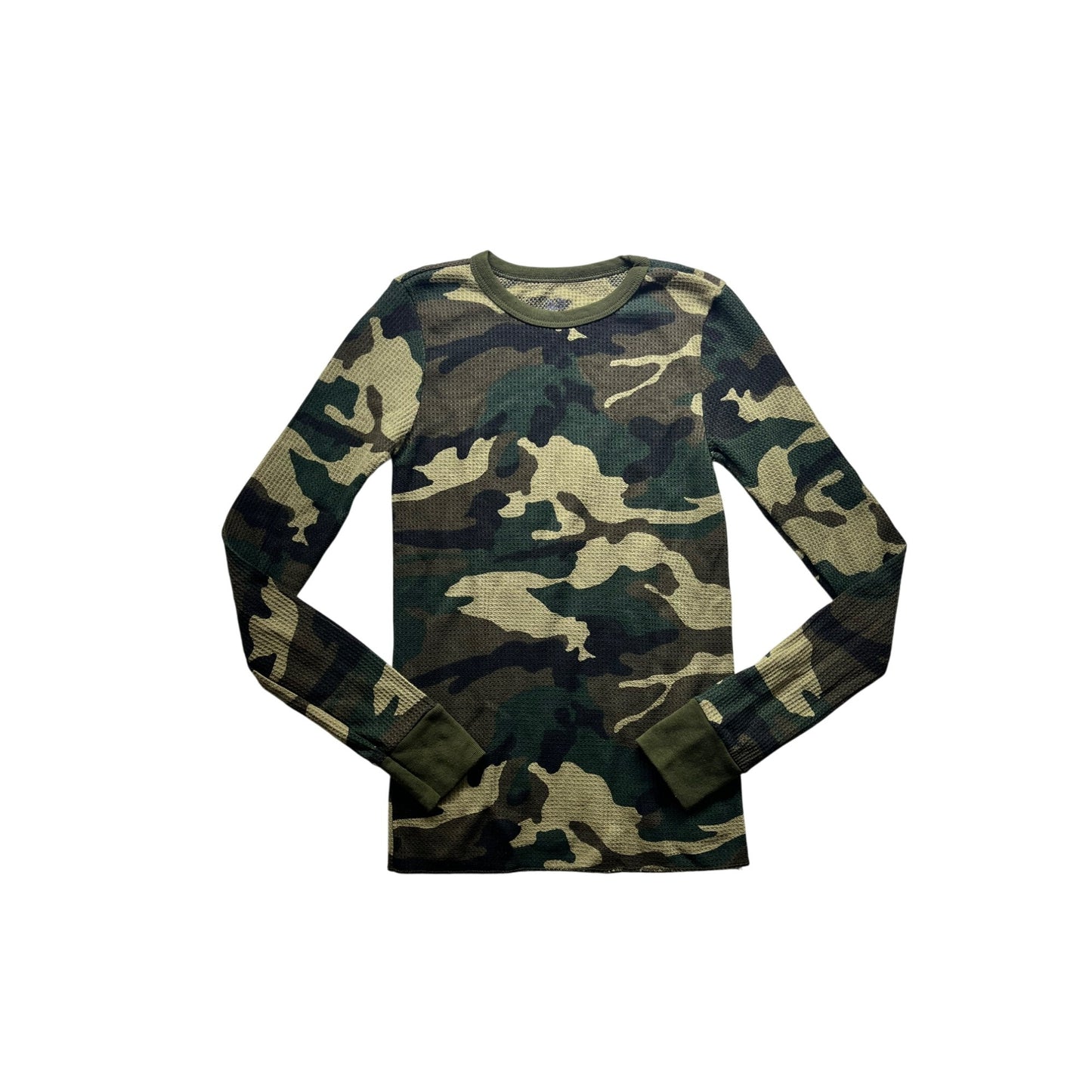 Camo Thermal Long Sleeve Shirt For Kids #2967