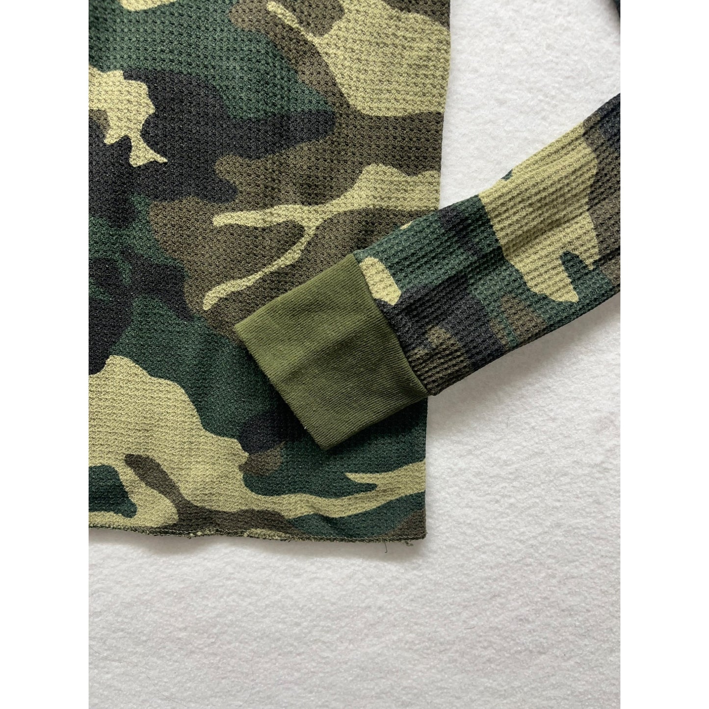 Camo Thermal Long Sleeve Shirt For Kids #2967